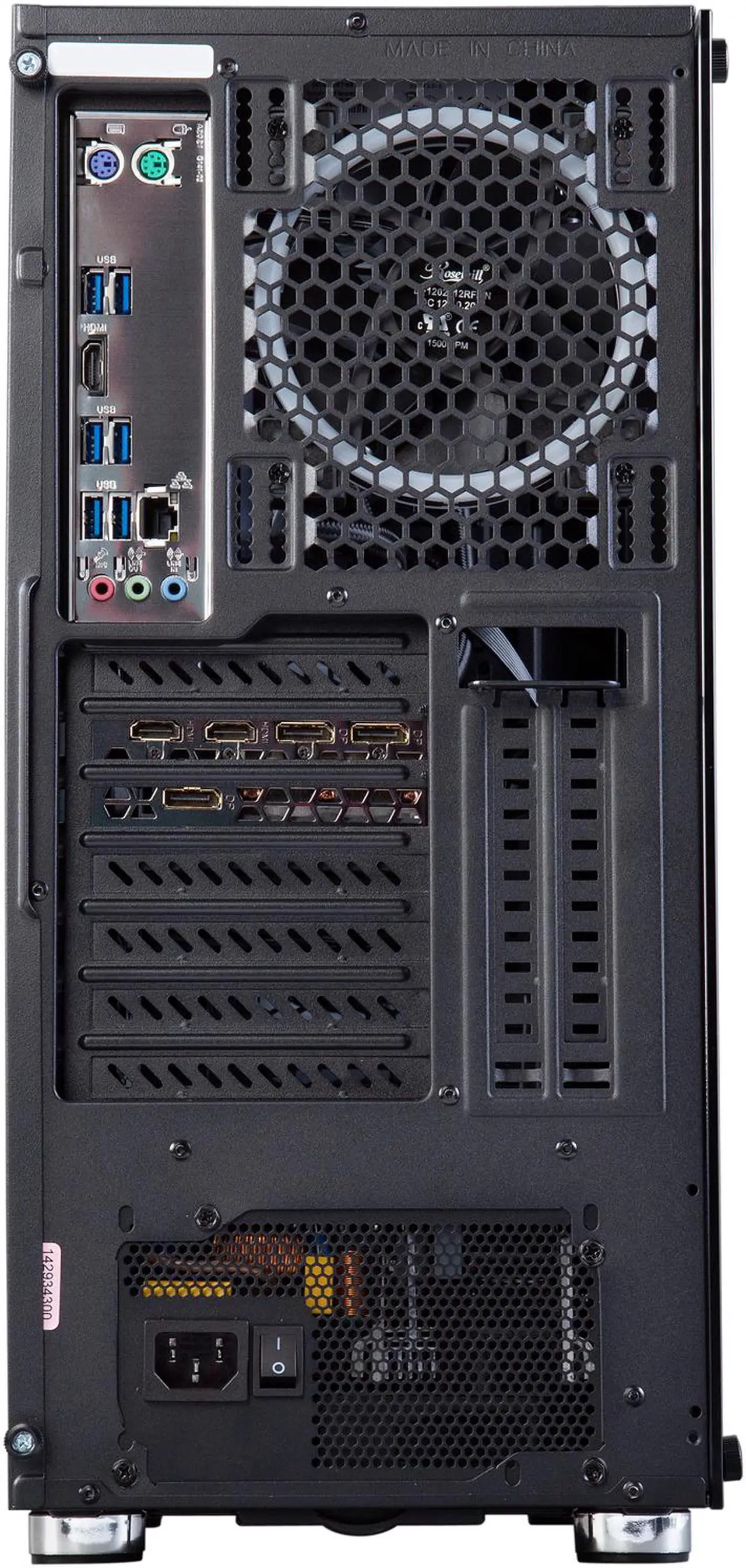 Alt view image 5 of 6 - ABS Gladiator Gaming PC - Intel i9 9900K - GeForce RTX 3080 - 16GB DDR4 3000MHz - 1TB Intel M.2 NVMe SSD