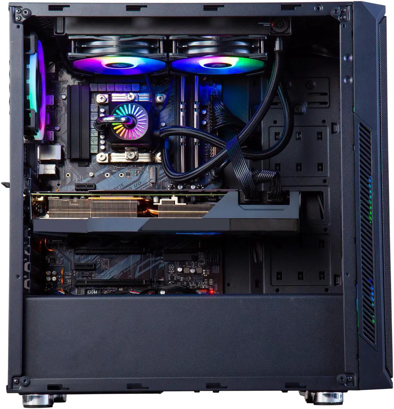 Alt view image 3 of 6 - ABS Gladiator Gaming PC - Intel i9 9900K - GeForce RTX 3080 - 16GB DDR4 3000MHz - 1TB Intel M.2 NVMe SSD