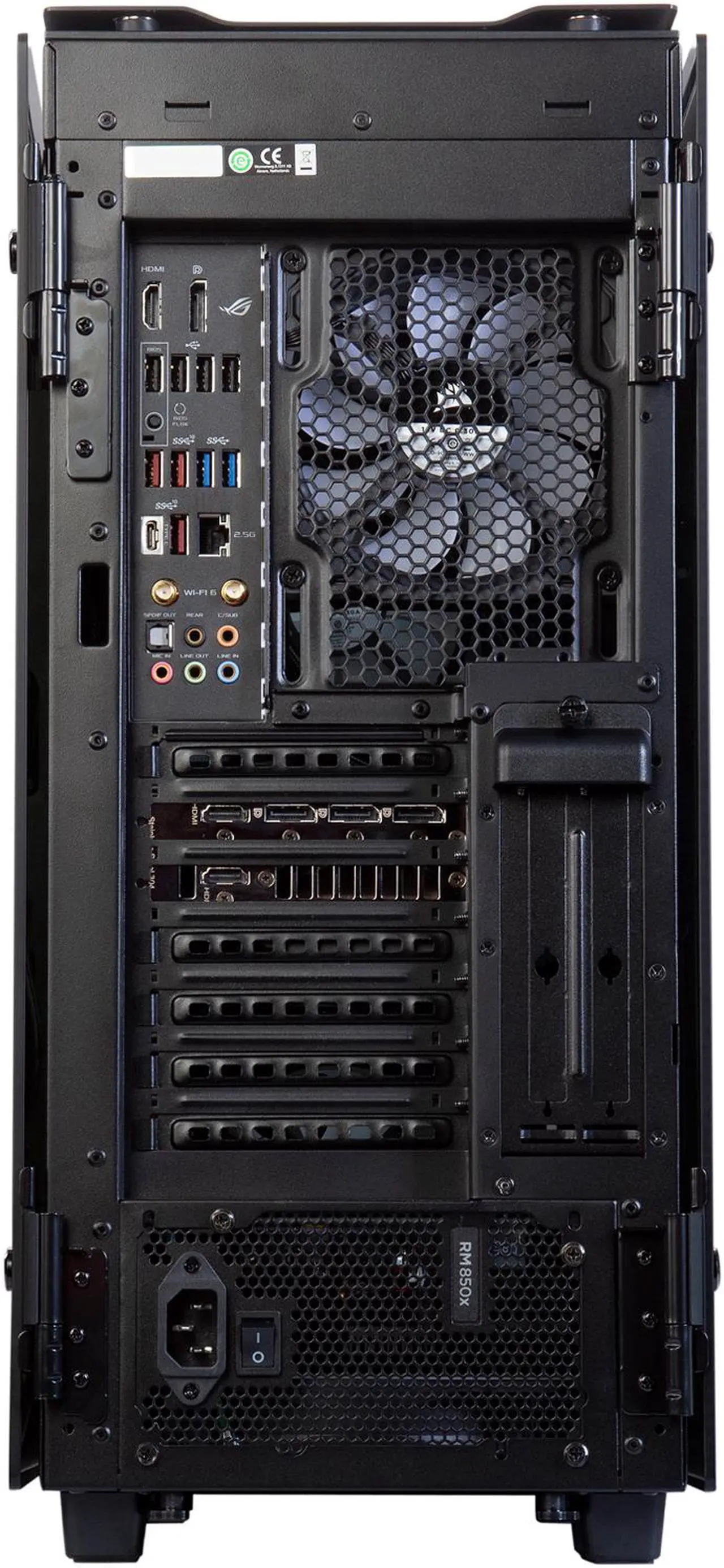 Alt view image 7 of 7 - ABS Gladiator Gaming PC - Intel i9 10850K - GeForce RTX 3080 - G.Skill TridentZ RGB 32GB DDR4 3200MHz - 1TB Intel M.2 NVMe SSD - ASUS ROG Strix LC 240 RGB AIO Cooler
