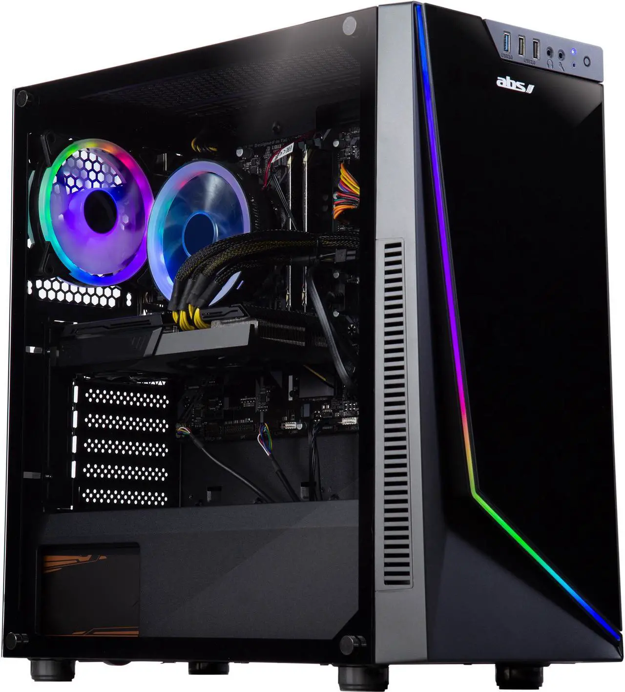 Alt view image 2 of 7 - ABS Gladiator Gaming PC - Intel Core i7-9700F - GeForce RTX 3070 - 16GB DDR4 3000MHz - 1TB SSD