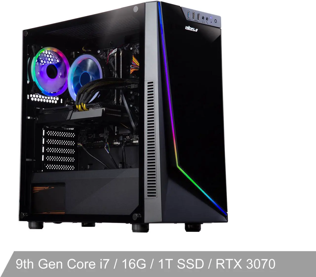 Main image of ABS Gladiator Gaming PC - Intel Core i7-9700F - GeForce RTX 3070 - 16GB DDR4 3000MHz - 1TB SSD