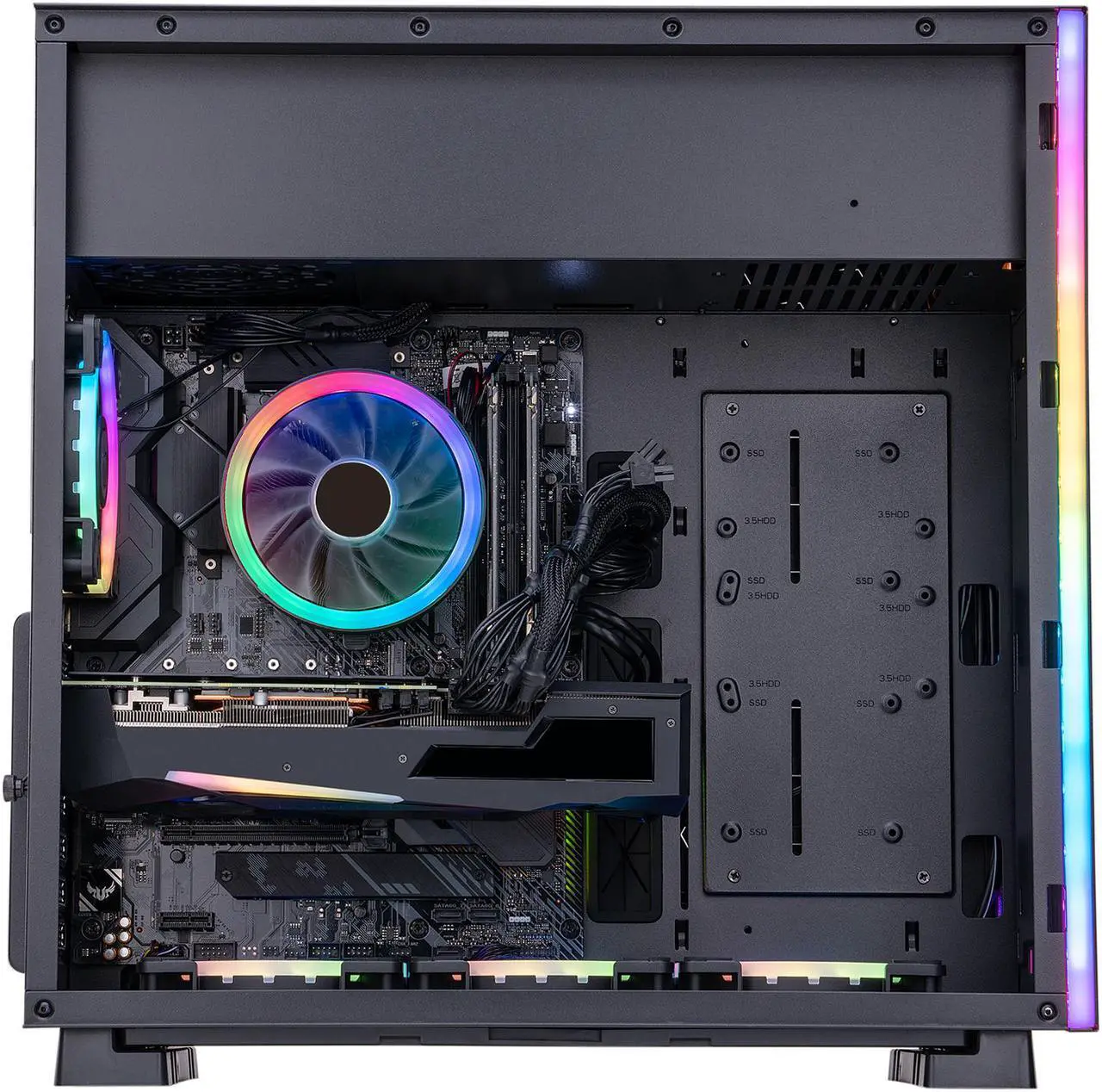 Alt view image 4 of 6 - ABS Gladiator Gaming PC - Ryzen 5 5600X - GeForce RTX 3070 - 16GB DDR4 3000MHz - 1TB M.2 NVMe SSD