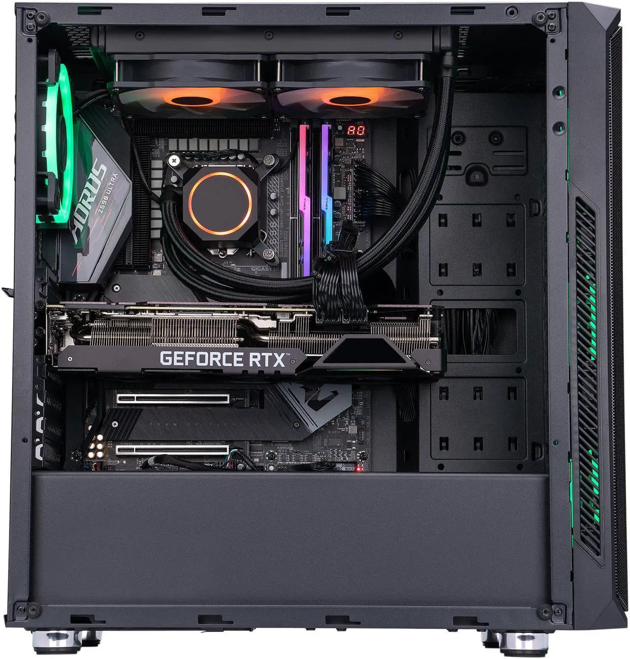 Alt view image 4 of 6 - ABS Legend Gaming PC - Intel i9 10850K - GeForce RTX 3090 - 32GB RGB DDR4 3200MHz - 1TB Intel M.2 NVMe SSD - 240MM RGB AIO