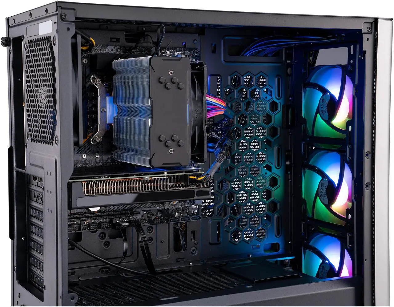 Alt view image 4 of 6 - ABS Master Gaming PC - Intel i7 10700F - GeForce RTX 3060 - 16GB DDR4 3000MHz - 1TB M.2 NVMe SSD - Windows 10 Pro 64-bit