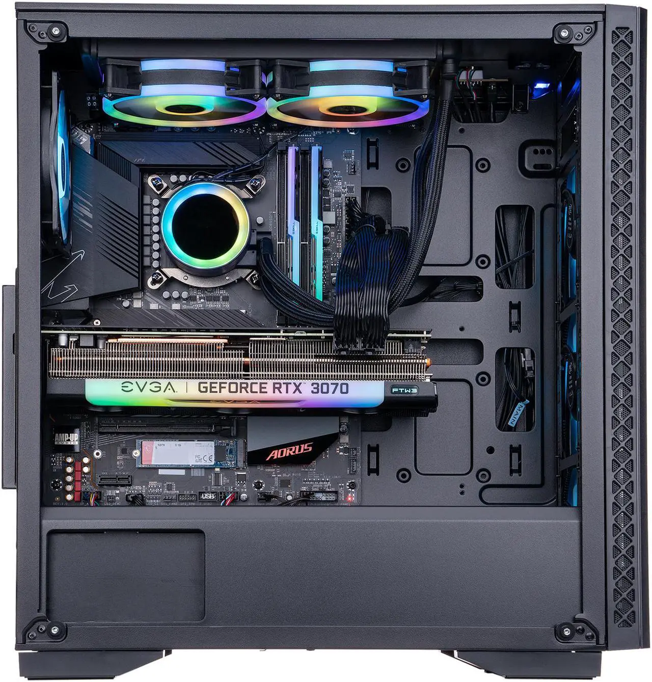 Alt view image 4 of 6 - ABS Gladiator Gaming PC - Intel i7 10700K - GeForce RTX 3070 - G.Skill TridentZ RGB 16GB DDR4 3200MHz - 1TB M.2 NVMe SSD