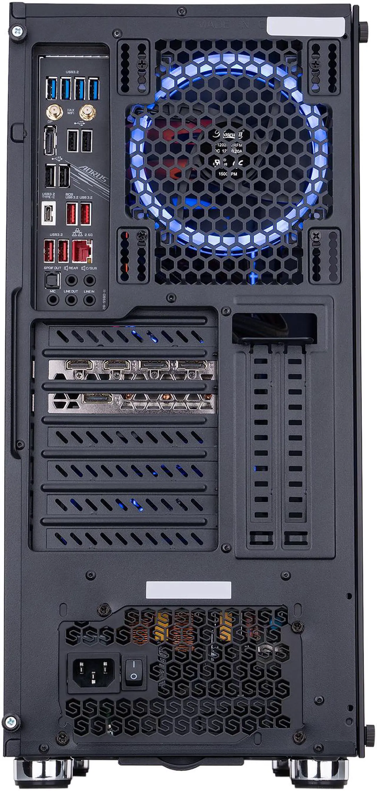 Alt view image 6 of 6 - ABS Legend Gaming PC - Windows 10 Pro - Intel i9-11900K - GeForce RTX 3090 - G.Skill TridentZ RGB 32GB DDR4 3200 MHz - 1TB M.2 Gigabyte AORUS Gen4 7000 SSD