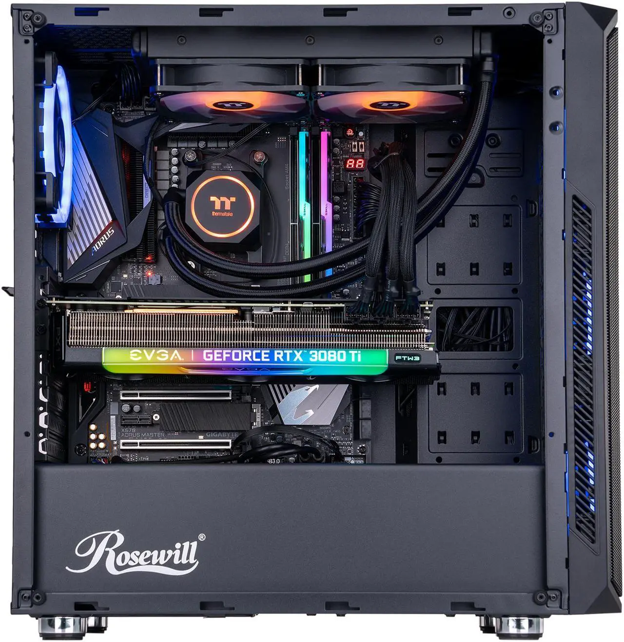 Alt view image 5 of 9 - ABS Legend Gaming PC - AMD R9 5950X - GeForce RTX 3080 Ti - G.Skill TridentZ RGB 32GB DDR4 3200MHz - 2TB M.2 NVMe SSD - 240MM RGB AIO - Windows 10 Pro 64-bit
