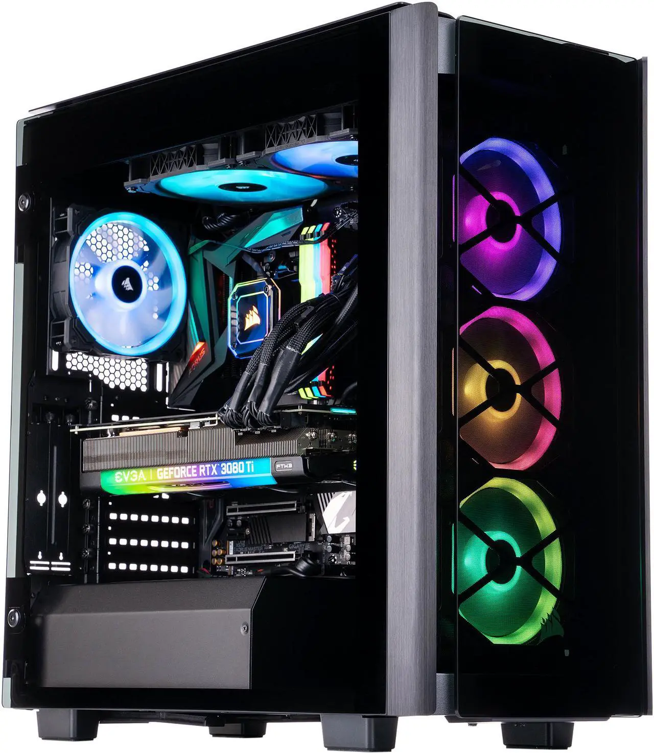 Alt view image 2 of 10 - ABS Legend Gaming PC - AMD R9 5950X - GeForce RTX 3080 Ti - Corsair Vengeance RGB 32GB DDR4 3600MHz - 2TB Intel M.2 NVMe SSD - Corsair iCUE H115i Elite 280MM AIO - Windows 10 Pro 64-bit