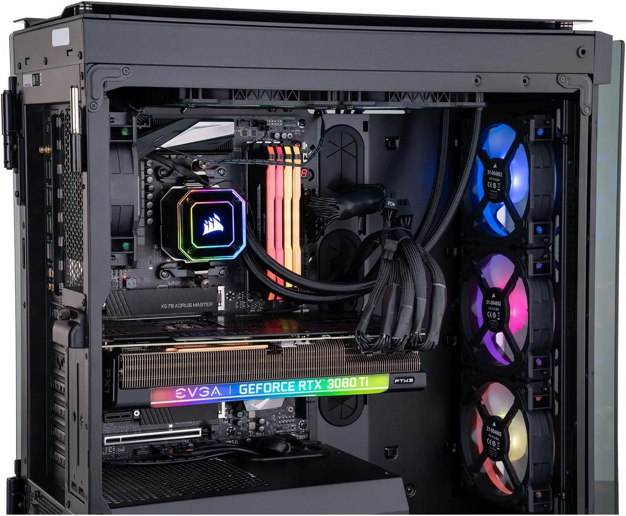 Alt view image 7 of 10 - ABS Legend Gaming PC - AMD R9 5950X - GeForce RTX 3080 Ti - Corsair Vengeance RGB 32GB DDR4 3600MHz - 2TB Intel M.2 NVMe SSD - Corsair iCUE H115i Elite 280MM AIO - Windows 10 Pro 64-bit