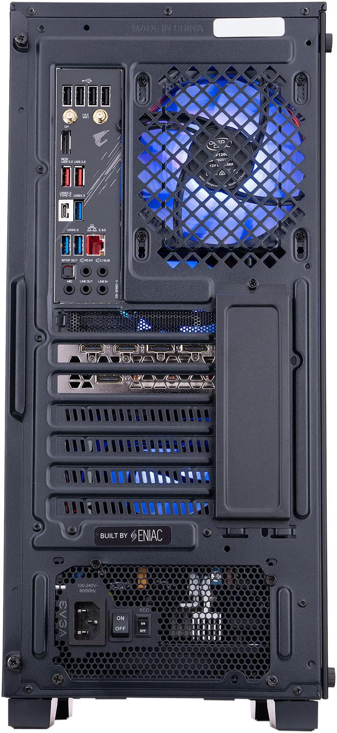 Alt view image 6 of 6 - ABS Gladiator Gaming PC - Intel i9 10900K - GeForce RTX 3080 - G.Skill TridentZ RGB 16GB DDR4 3200MHz - 1TB Intel 670P M.2 NVMe SSD - RGB AIO 240MM Cooler - Windows 10 Pro 64-bit