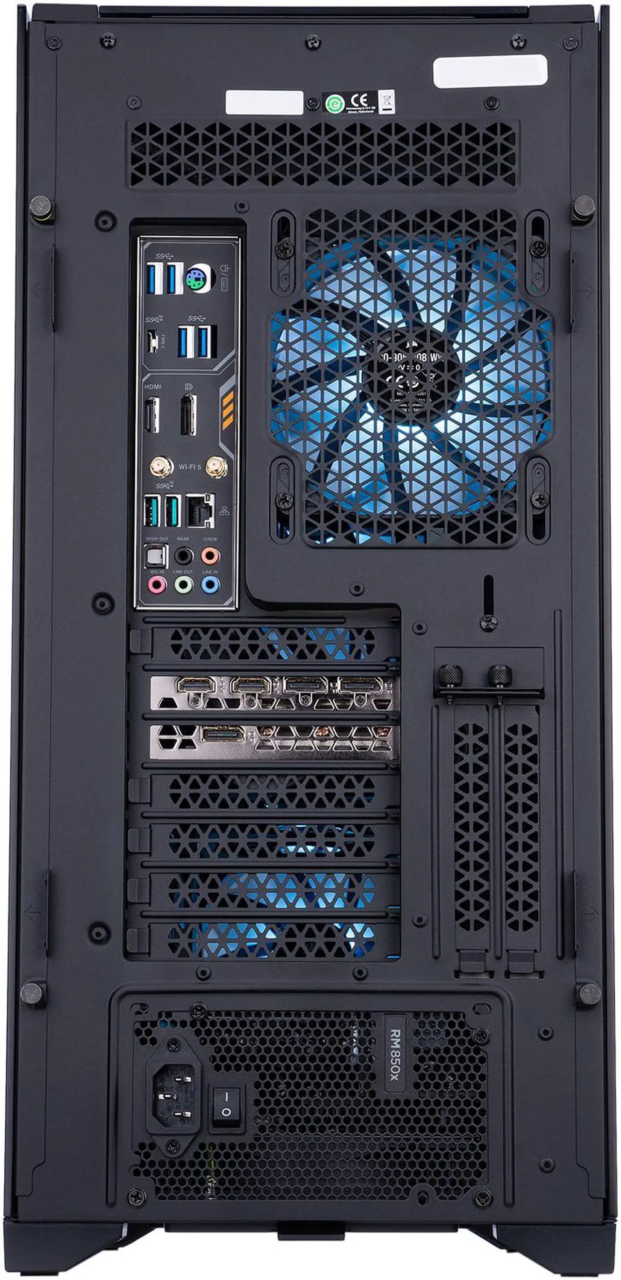 Alt view image 7 of 7 - ABS Gladiator Gaming PC - Windows 10 Pro - Ryzen 7 5800X - GeForce RTX 3080 - G.Skill TridentZ RGB 32GB DDR4 3200MHz - 1TB Gen4 M.2 SSD - Corsair 280MM RGB AIO