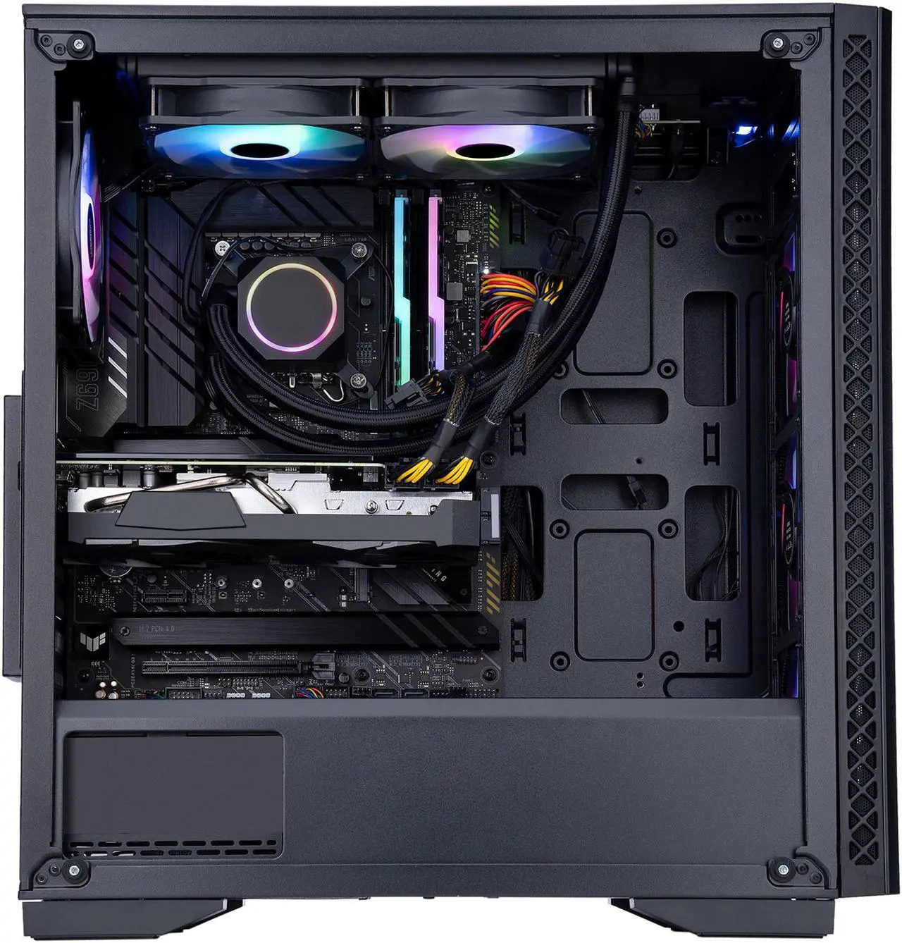 Alt view image 4 of 6 - ABS Gladiator Gaming PC - Intel i7 12700KF - GeForce RTX 3070 - G.Skill TridentZ RGB 16GB DDR4 3200 MHz - 1TB Intel M.2 NVMe SSD