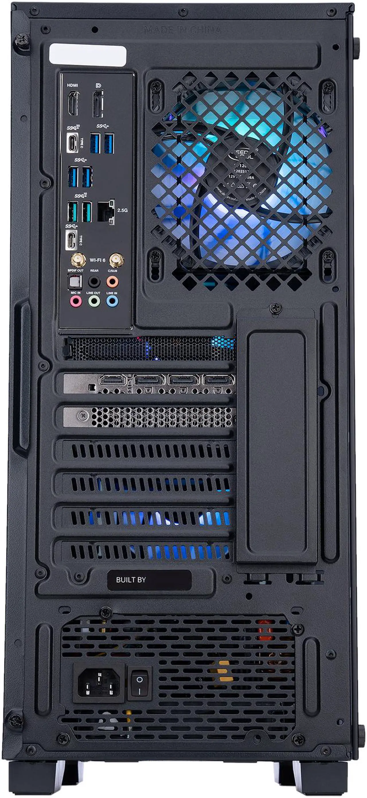 Alt view image 6 of 6 - ABS Gladiator Gaming PC - Intel i7 12700KF - GeForce RTX 3070 - G.Skill TridentZ RGB 16GB DDR4 3200 MHz - 1TB Intel M.2 NVMe SSD