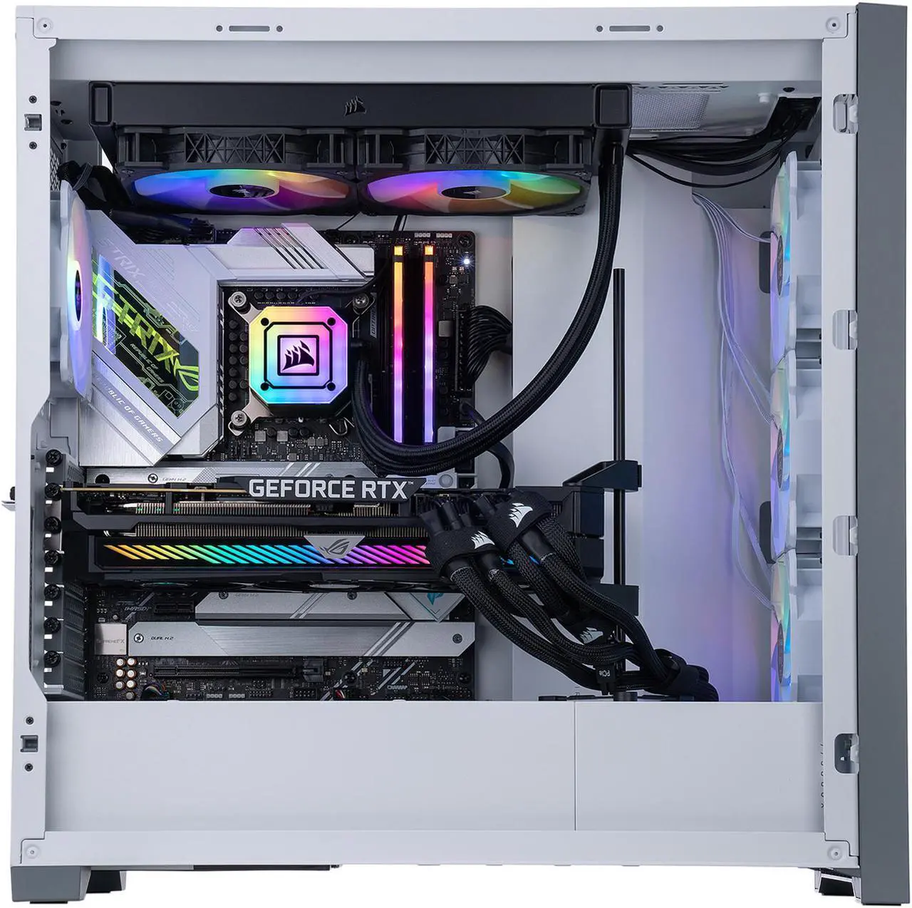Alt view image 4 of 7 - ABS Gladiator Gaming PC - Intel i9 12900KF - GeForce RTX 3080 - Corsair Vengeance RGB Pro 32GB (2x16GB) DDR4 3200MHz - 2TB M.2 NVMe SSD