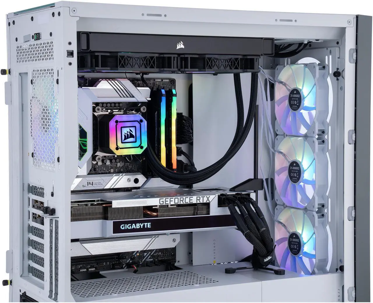 Alt view image 6 of 7 - ABS Legend Gaming PC - Intel i9 12900K - GeForce RTX 3080 Ti - Corsair Vengeance RGB Pro 32GB (2x16GB) DDR4 3200MHz - 2TB M.2 NVMe SSD - Corsair iCue 5000x Gaming Case