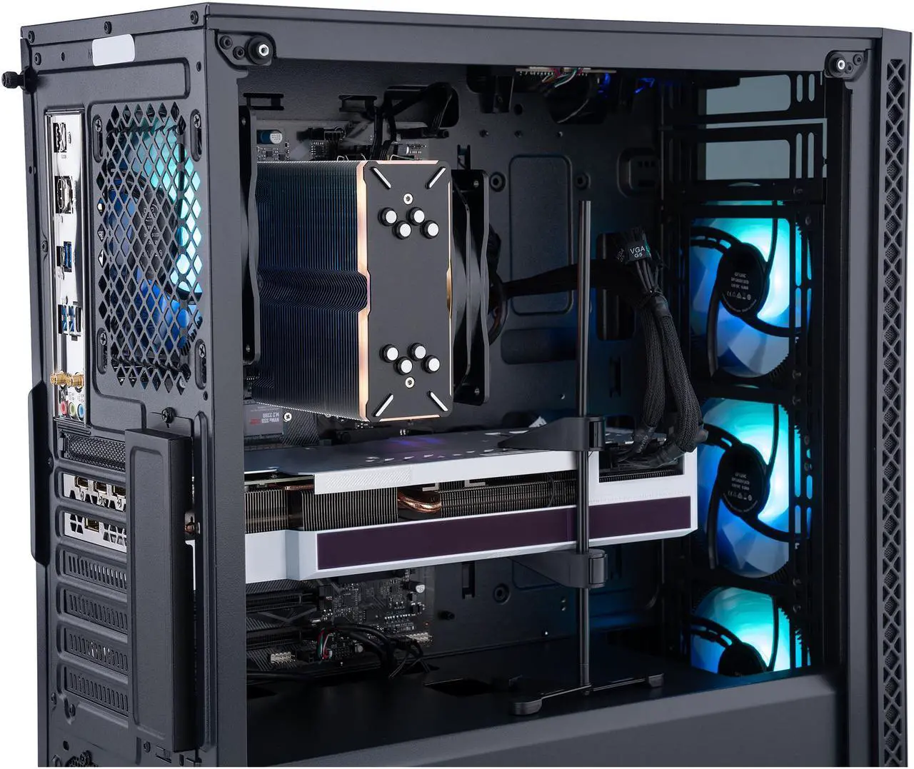 Alt view image 6 of 6 - ABS Gladiator Gaming PC - Windows 10 Home - Intel i7 11700F - GeForce RTX 3080 - G.Skill TridentZ RGB 16GB DDR4 3200 MHz - 1TB M.2 NVMe SSD