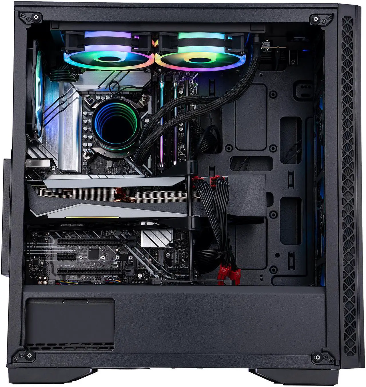 Alt view image 3 of 6 - ABS Gladiator Gaming PC - Intel i7 12700KF - GeForce RTX 3070 Ti - 16GB (2x8GB) DDR4 3200MHz - 1TB M.2 NVMe SSD