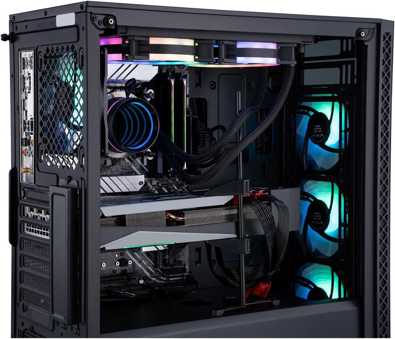 Alt view image 6 of 6 - ABS Gladiator Gaming PC - Intel i7 12700KF - GeForce RTX 3070 Ti - 16GB (2x8GB) DDR4 3200MHz - 1TB M.2 NVMe SSD