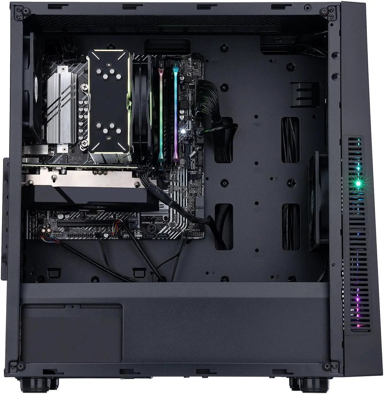 Alt view image 3 of 7 - ABS Master Gaming PC - Intel i7 10700F - GeForce RTX 3060 - 16GB (2x8GB) DDR4 3200MHz - 1TB M.2 NVMe SSD