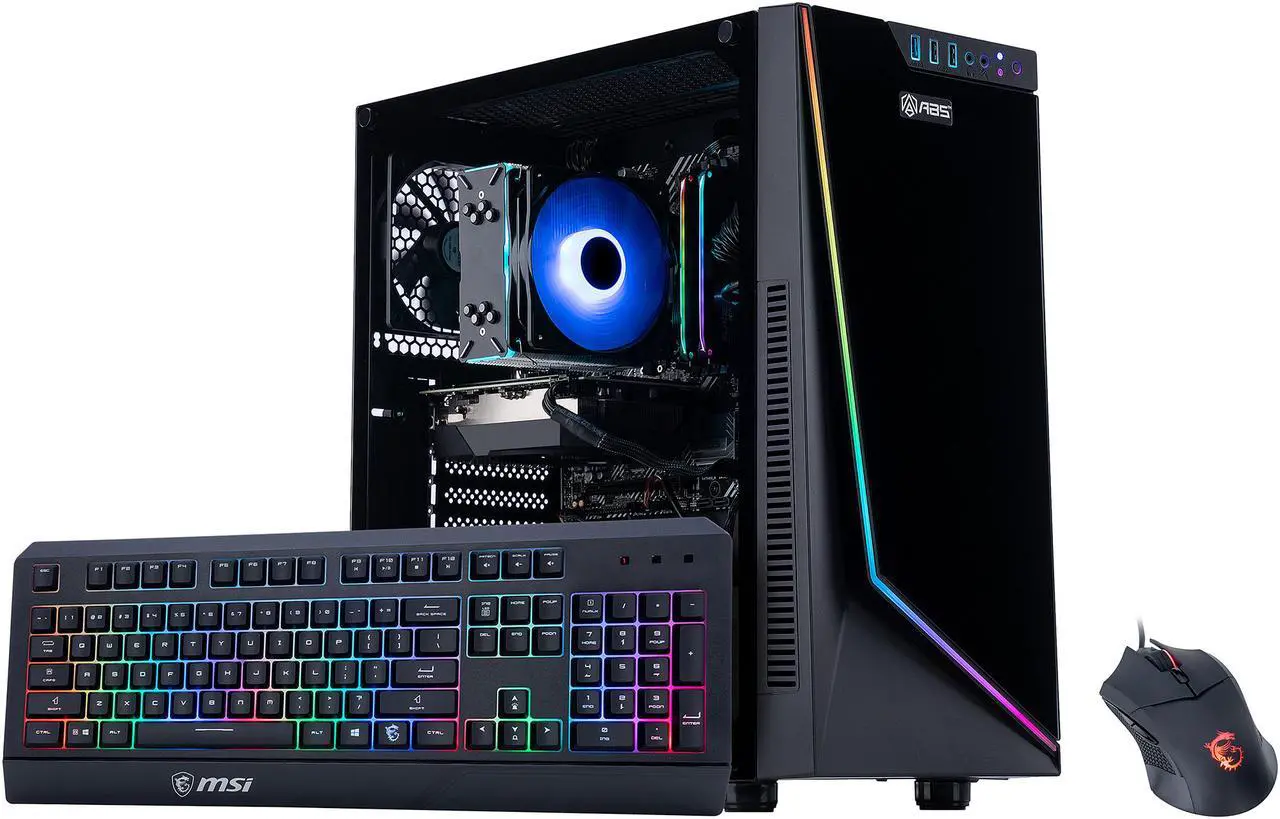 Alt view image 6 of 7 - ABS Master Gaming PC - Intel i7 10700F - GeForce RTX 3060 - 16GB (2x8GB) DDR4 3200MHz - 1TB M.2 NVMe SSD