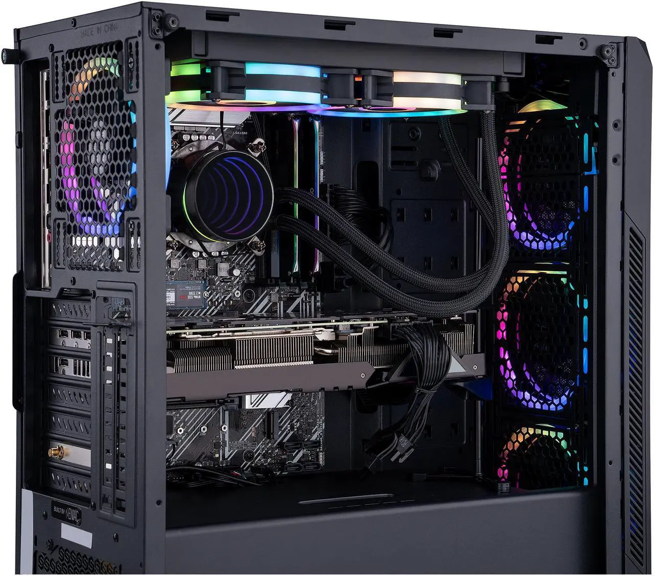Alt view image 6 of 6 - ABS Gladiator Gaming PC - Intel i9 11900KF - GeForce RTX 3080 - 16GB (2x8GB) DDR4 3200 MHz - 1TB M.2 NVMe SSD