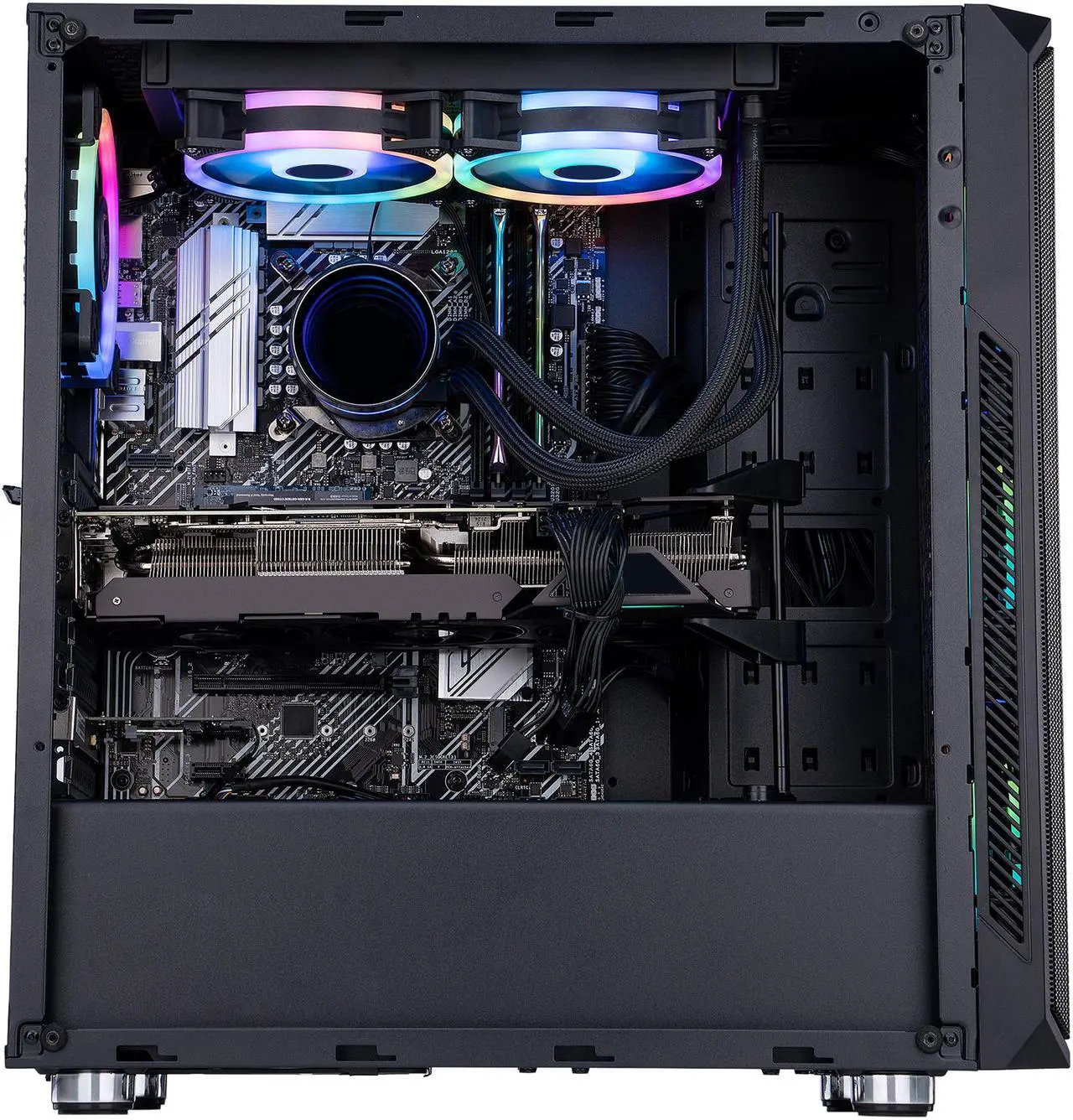 Alt view image 3 of 6 - ABS Gladiator Gaming PC - Intel i9 11900KF - GeForce RTX 3080 - 16GB (2x8GB) DDR4 3200 MHz - 1TB M.2 NVMe SSD
