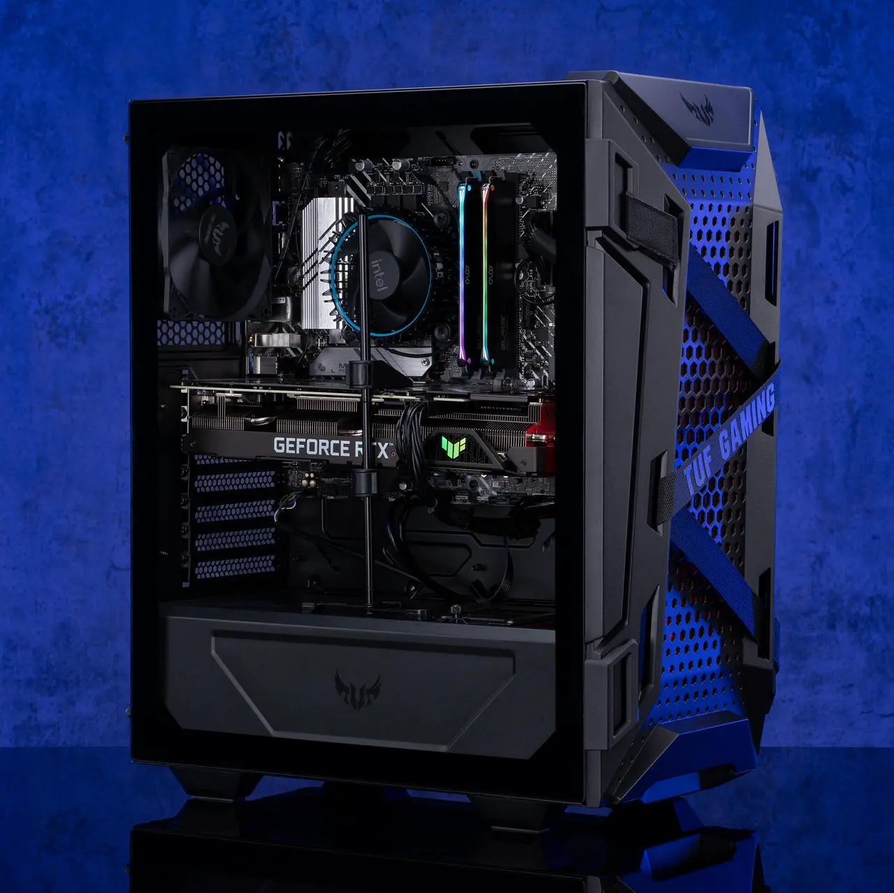 Alt view image 9 of 11 - ABS Master Gaming PC - Intel i5 12400F - GeForce RTX 3060 - 16GB DDR4 3200MHz - 512GB M.2 NVMe SSD - ASUS TUF GT301 - ASUS TUF Gaming Keyboard and Mouse