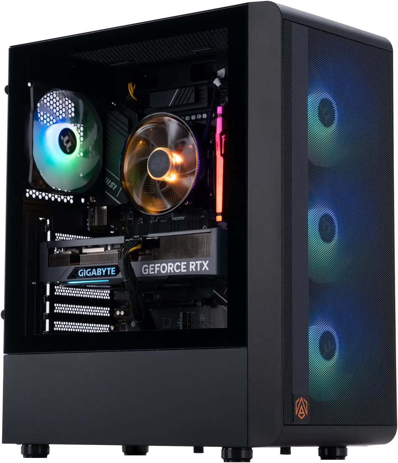 Alt view image 5 of 8 - ABS Stratos Ruby Gaming PC – Windows 11 Home - AMD Ryzen 5 7600 – GeForce RTX 4060 Ti 8GB GDDR6 – DLSS 3 - AI-Powered Performance - 16GB DDR5 5600MHz - 1TB M.2 NVMe SSD – SA76004060TI