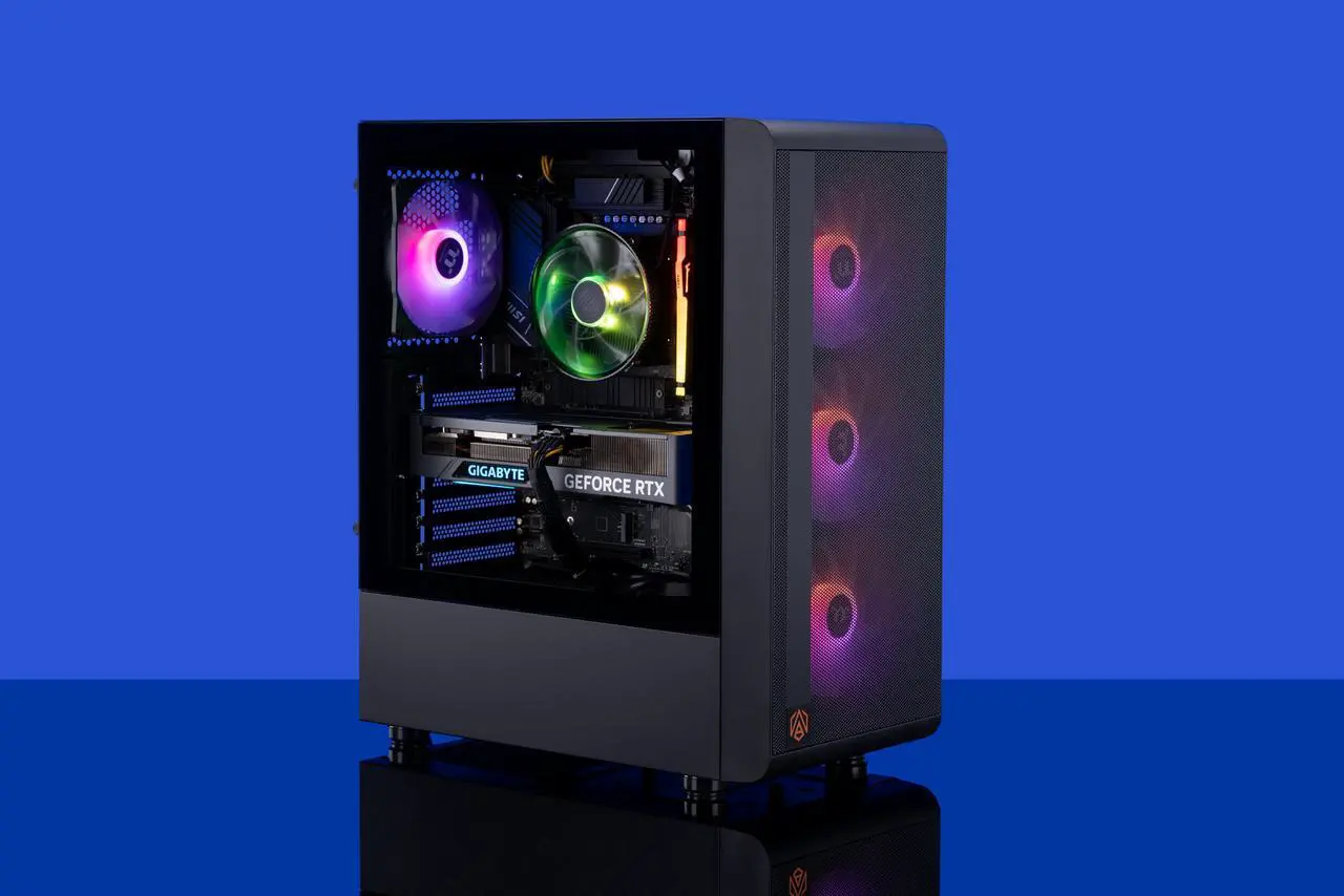 Alt view image 8 of 8 - ABS Stratos Ruby Gaming PC – Windows 11 Home - AMD Ryzen 5 7600 – GeForce RTX 4060 Ti 8GB GDDR6 – DLSS 3 - AI-Powered Performance - 16GB DDR5 5600MHz - 1TB M.2 NVMe SSD – SA76004060TI