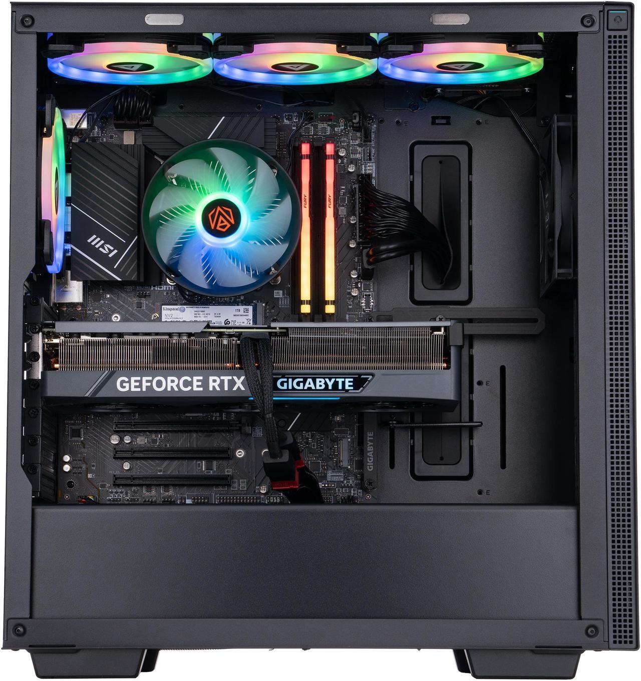 Refurbished Abs Vortex Aqua High Performance Gaming Pc Windows 11 Home Intel I7 13700f 1874