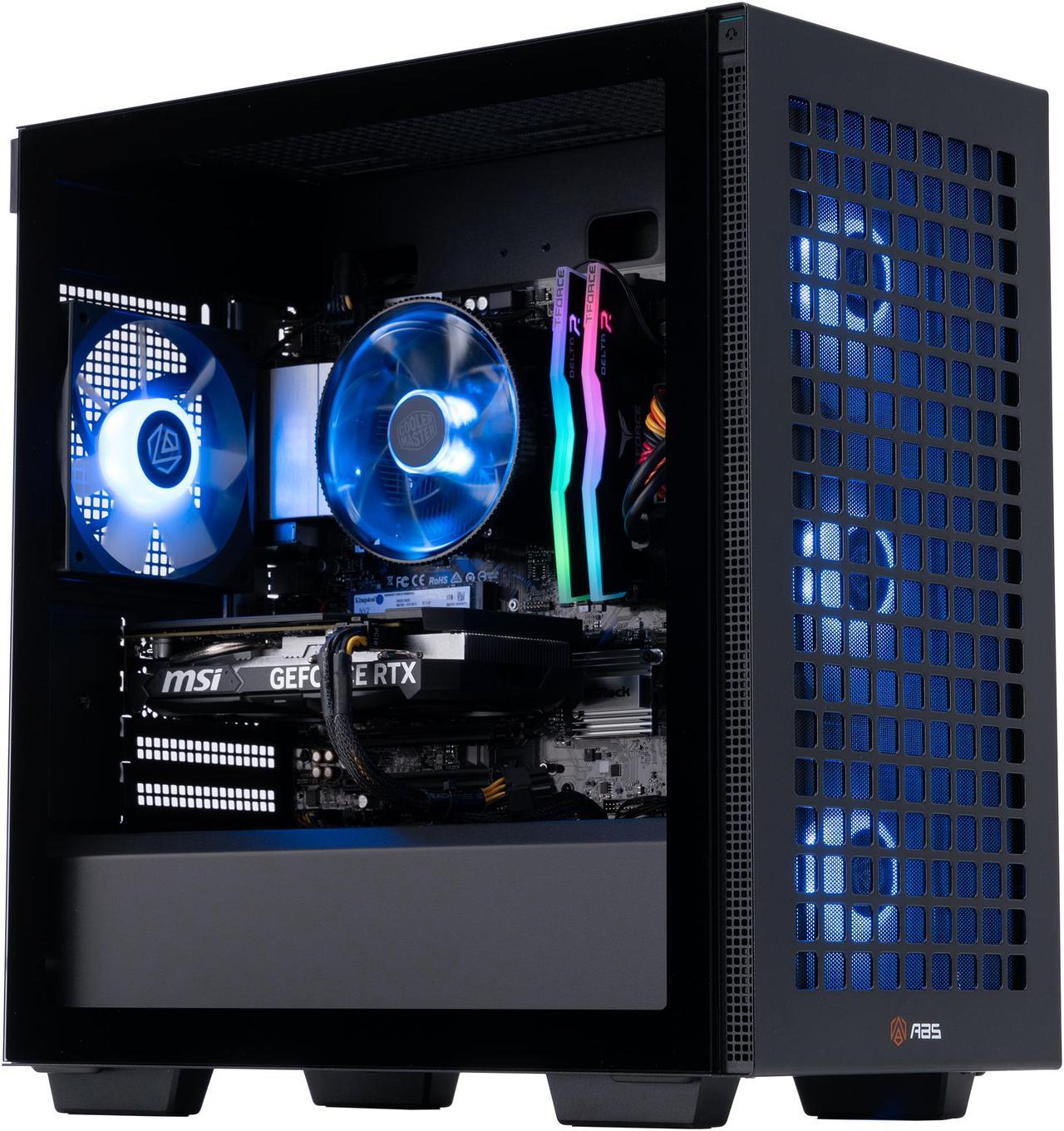 ABS Aeolian-M Ruby High Performance Gaming PC – Windows 11 Home - AMD Ryzen 5 5600 - GeForce RTX 4060 – DLSS 3 - AI-Powered Performance - 16GB DDR4 3200MHz - 1TB M.2 NVMe SSD – AR56004060