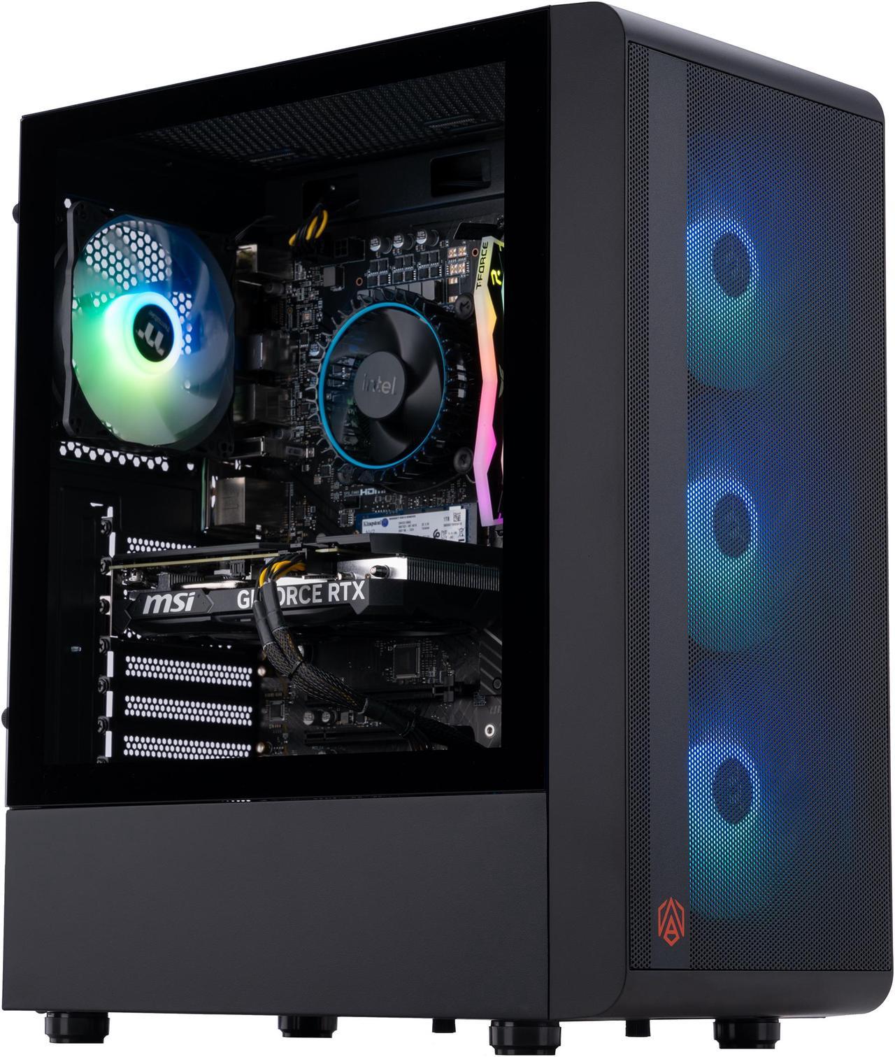 ABS Stratos Aqua Gaming PC - Intel i5 14400F - GeForce RTX 4060 Ti 8GB - DLSS 3.5 - AI-Powered Performance - 32GB DDR5 6000MHz - 1TB M.2 NVMe SSD - SA14400F4060TI