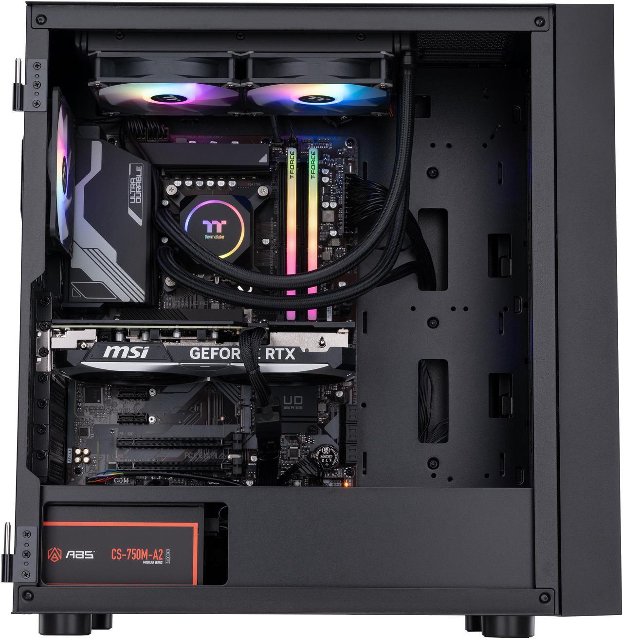 Alt view image 3 of 8 - ABS Eurus Aqua Gaming PC - Windows 11 - Intel i9 14900KF - GeForce RTX 4070 Super - DLSS 3 - AI-Powered Performance - 32GB DDR5 6000MHz - 1TB M.2 NVMe SSD - EA14900KF4070S