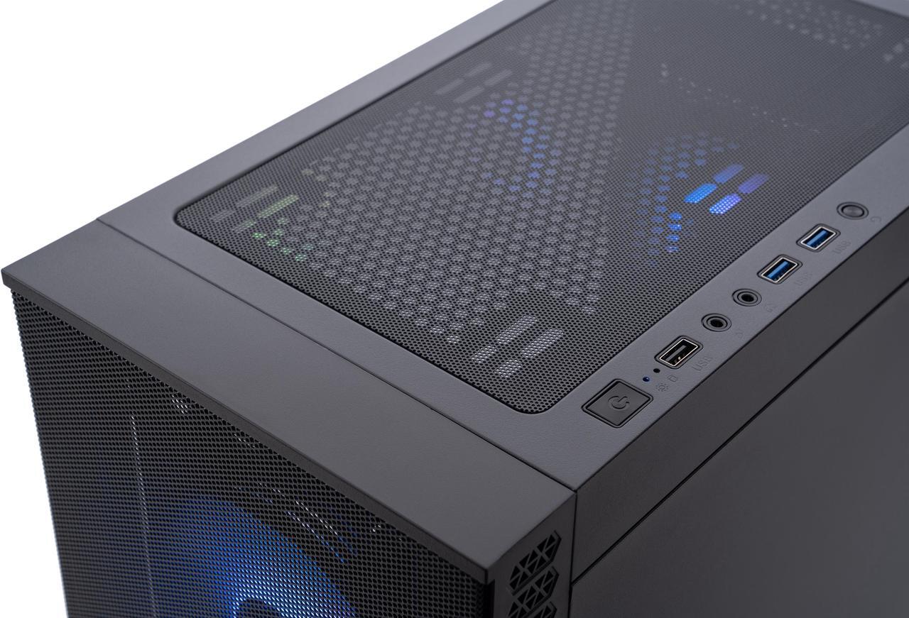 Alt view image 4 of 8 - ABS Cyclone Aqua Gaming PC - Windows 11 - Intel i5 13400F - GeForce RTX 4070 12GB - DLSS 3 - AI-Powered Performance - 32GB DDR5 6000MHz - 1TB M.2 NVMe SSD - CA13400F4070