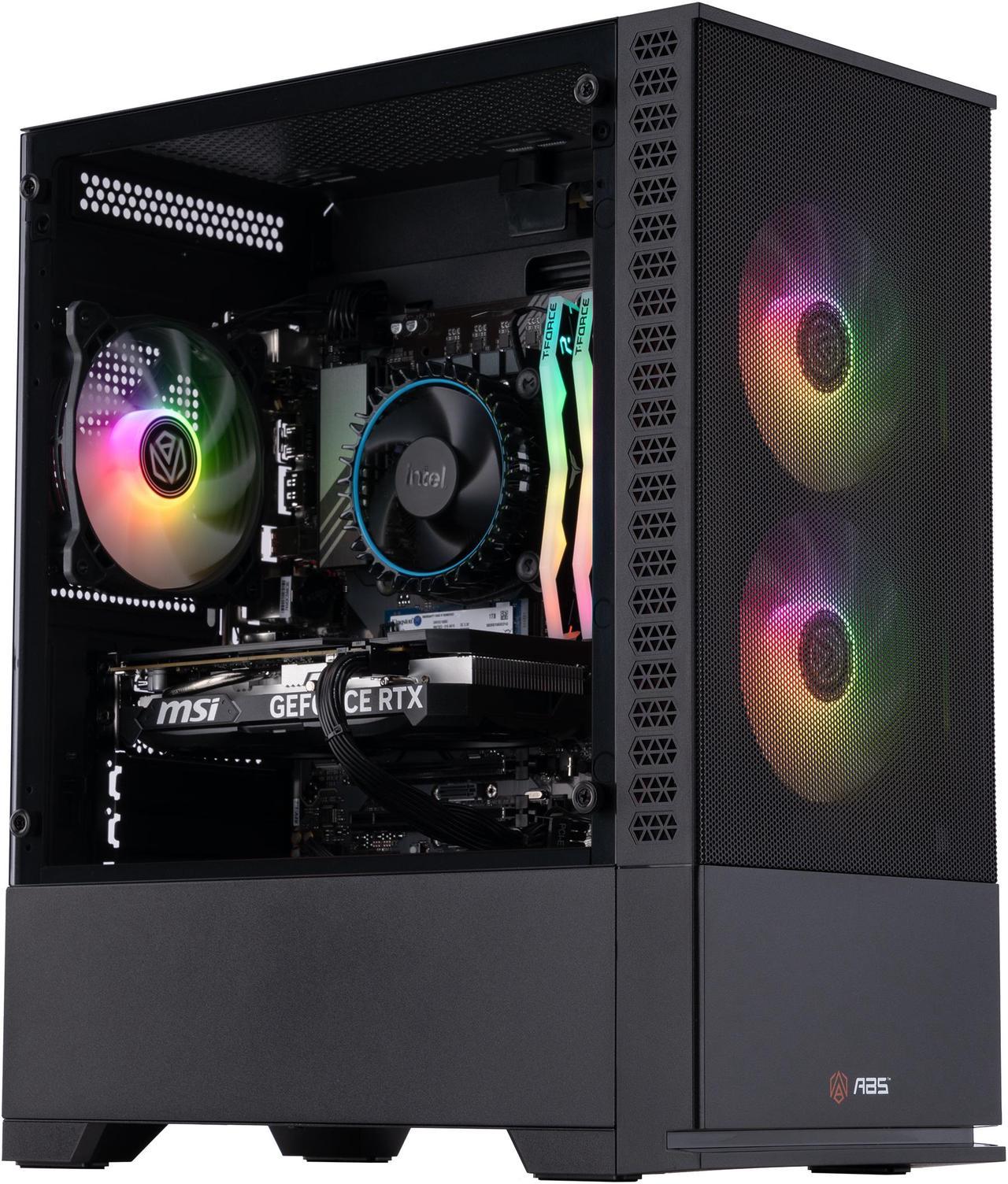 ABS Cyclone Aqua Gaming PC - Windows 11 - Intel i5 14400F - GeForce RTX 4060 - DLSS 3.5 - AI-Powered Performance - 32GB DDR5 6000MHz - 1TB M.2 NVMe SSD - CA14400F4060