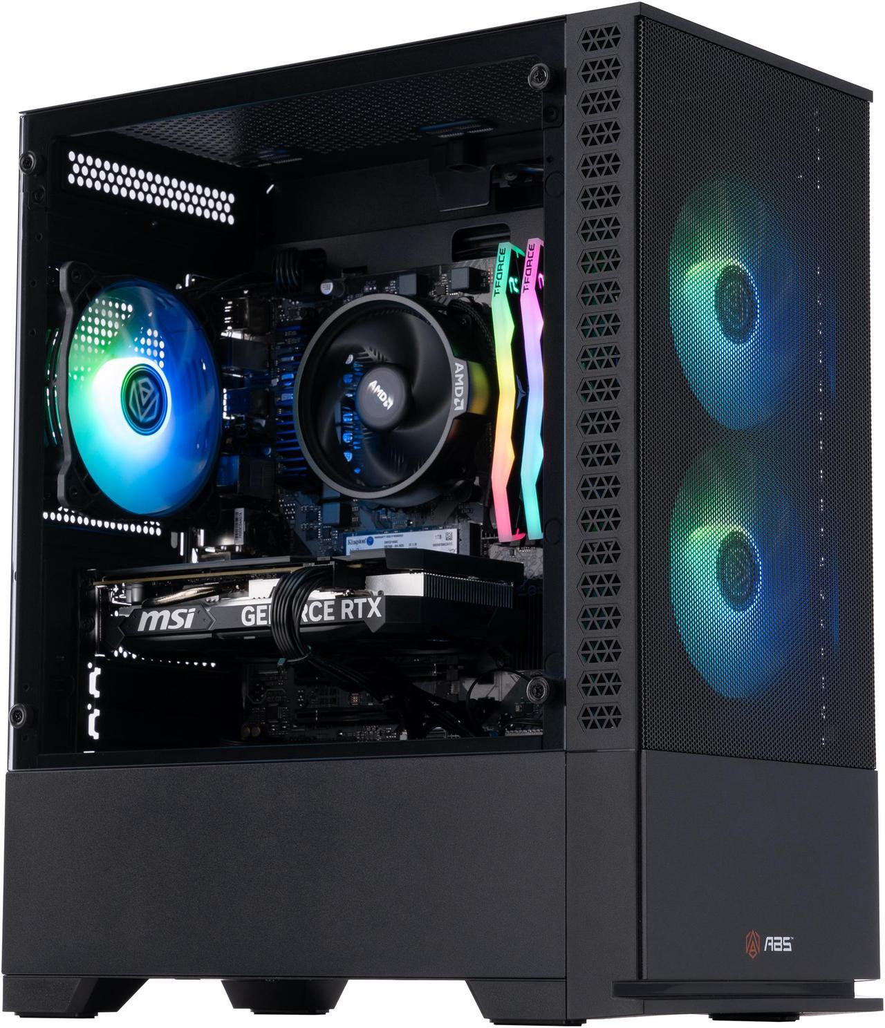 ABS Cylone Ruby Gaming PC – Windows 11 – Ryzen 5 7600 – GeForce RTX 4060 – DLSS 3 - AI-Powered Performance - 32GB DDR5 6000MHz - 1TB M.2 NVMe SSD – CR76004060