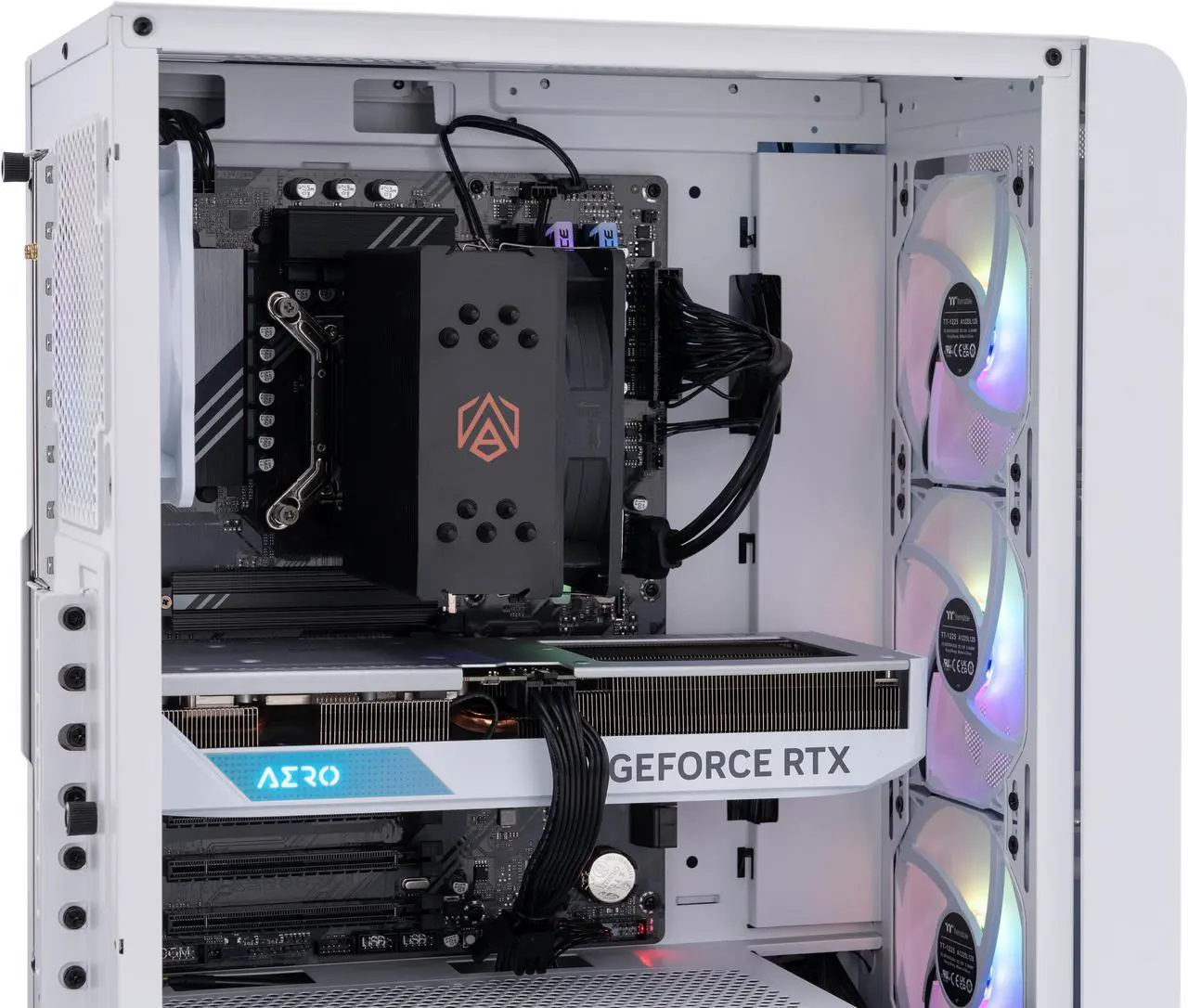 Alt view image 6 of 8 - ABS Stratos Aqua Gaming PC – Windows 11 – Intel i7 14700F – GeForce RTX 4070 – DLSS 3.5 - AI-Powered Performance - 32GB DDR5 6000MHz - 1TB M.2 NVMe SSD – SA14700F40702