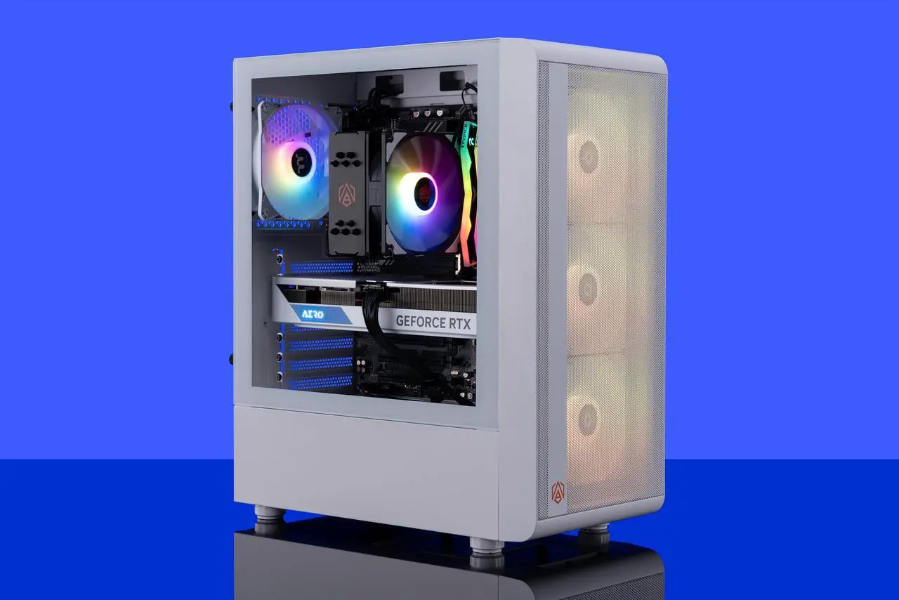 Alt view image 8 of 8 - ABS Stratos Aqua Gaming PC – Windows 11 – Intel i7 14700F – GeForce RTX 4070 – DLSS 3.5 - AI-Powered Performance - 32GB DDR5 6000MHz - 1TB M.2 NVMe SSD – SA14700F40702