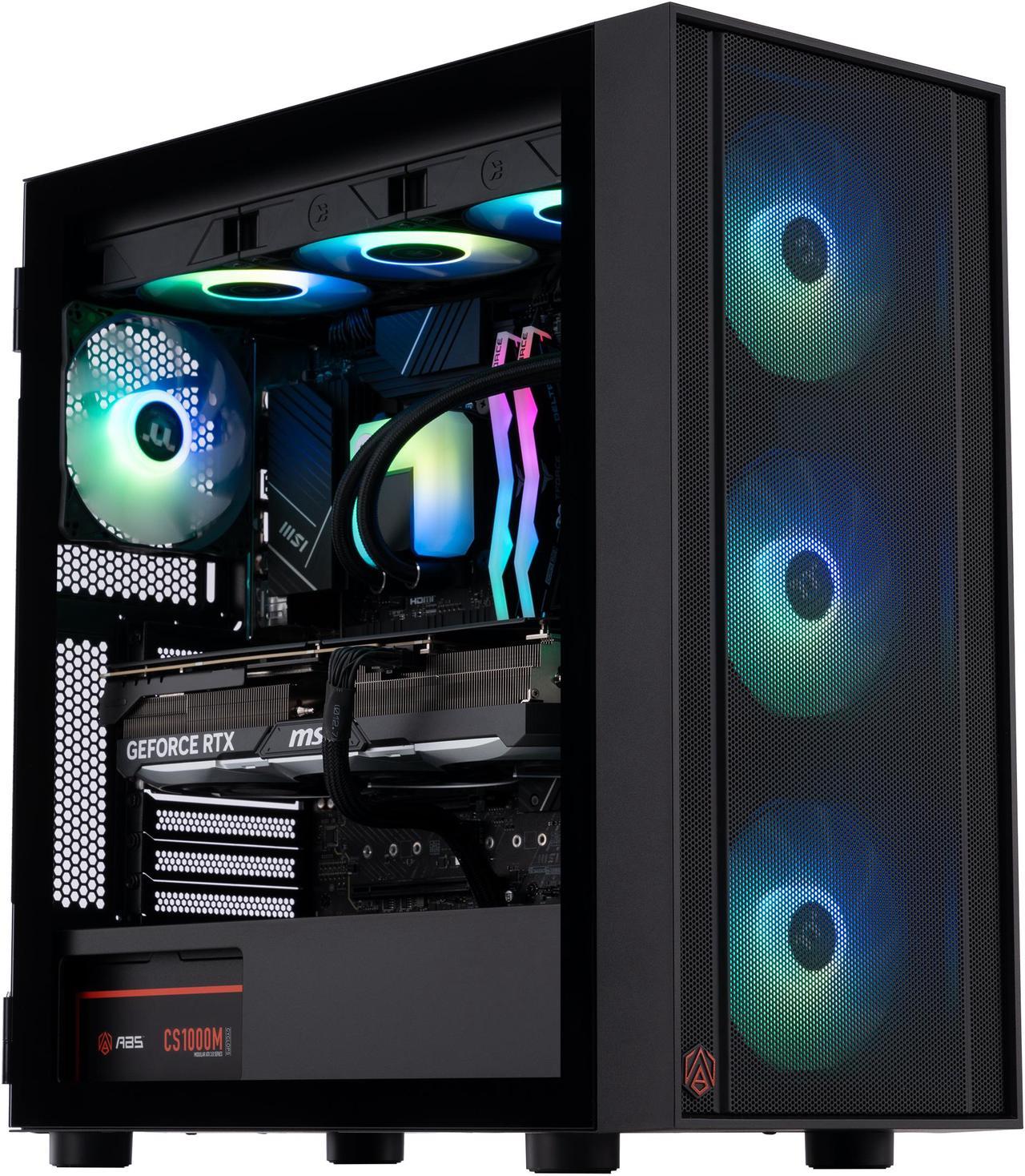 ABS Eurus Aqua Gaming PC – Windows 11 - Intel Core i9 14900KF – GeForce RTX 4080  Super – DLSS 3.5 - AI-Powered Performance - 32GB DDR5 6000MHz - 2TB M.2 NVMe SSD – EA14900KF4080S