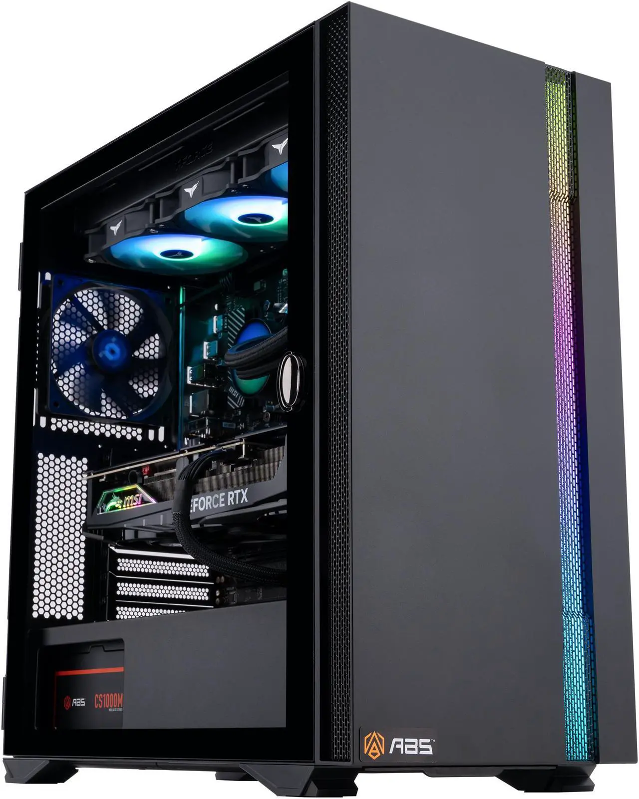 Main image of ABS Vortex-X Ruby Gaming PC - Windows 11 Home - Ryzen 7 7700X - GeForce RTX 4080 Super - DLSS 3.5 - AI-Powered Performance - 32GB DDR5 6000MHz - 1TB M.2 NVMe SSD - VXR7700X4080S2