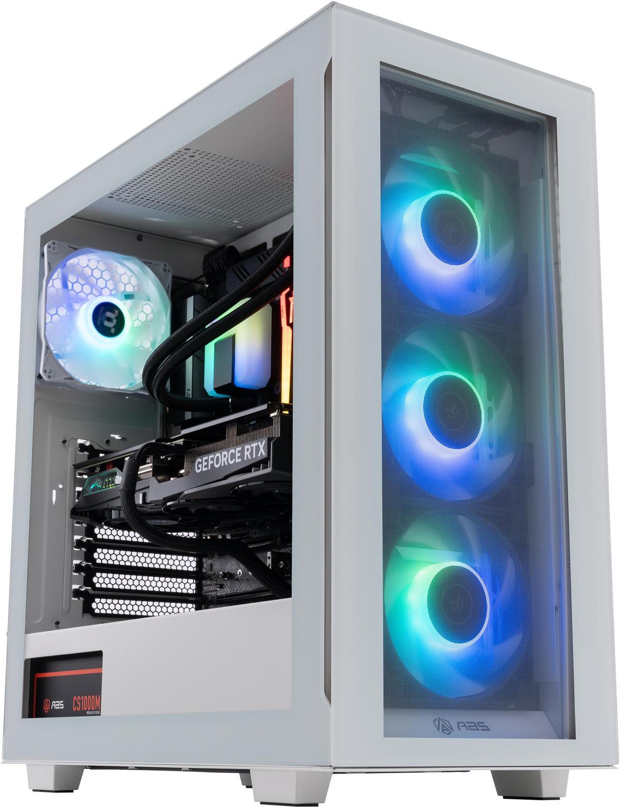 ABS Tempest Aqua Gaming PC - Windows 11 - Intel i9 13900K - GeForce RTX 4070 Ti Super - DLSS 3 - AI-Powered Performance - 32GB DDR5 5600MHz - 1TB M.2 NVMe SSD - TA13900K4070TIS