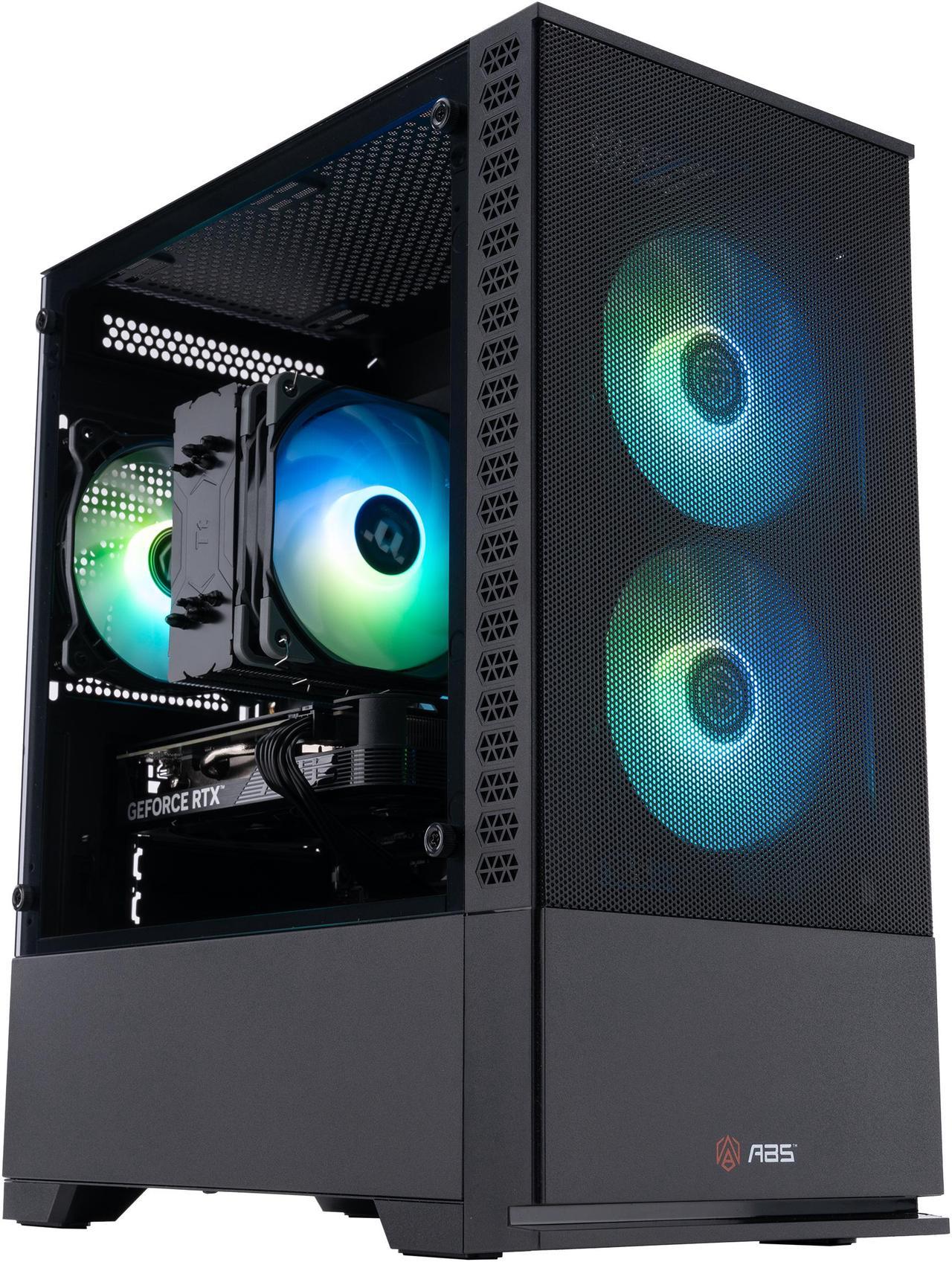 ABS Cyclone Aqua Gaming PC Powered by Asus - Windows 11 - Intel i7 14700F - GeForce RTX 4060 - DLSS 3.5 - AI-Powered Performance - 32GB DDR5 6000MHz - 1TB M.2 NVMe SSD - CA14700F4060