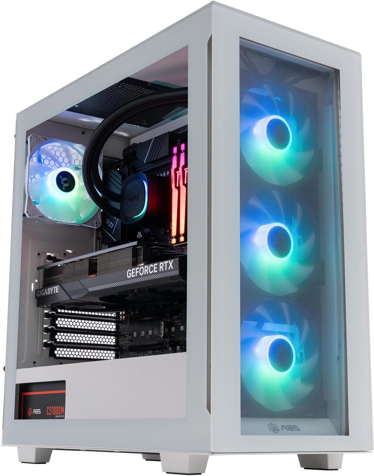 ABS Tempest Aqua Gaming PC - Windows 11 - Intel i9 14900KF – GeForce RTX 4080  Super - DLSS 3.5 - AI-Powered Performance - 32GB DDR5 5600MHz - 2TB M.2 NVMe SSD - TA14900KF4080S2