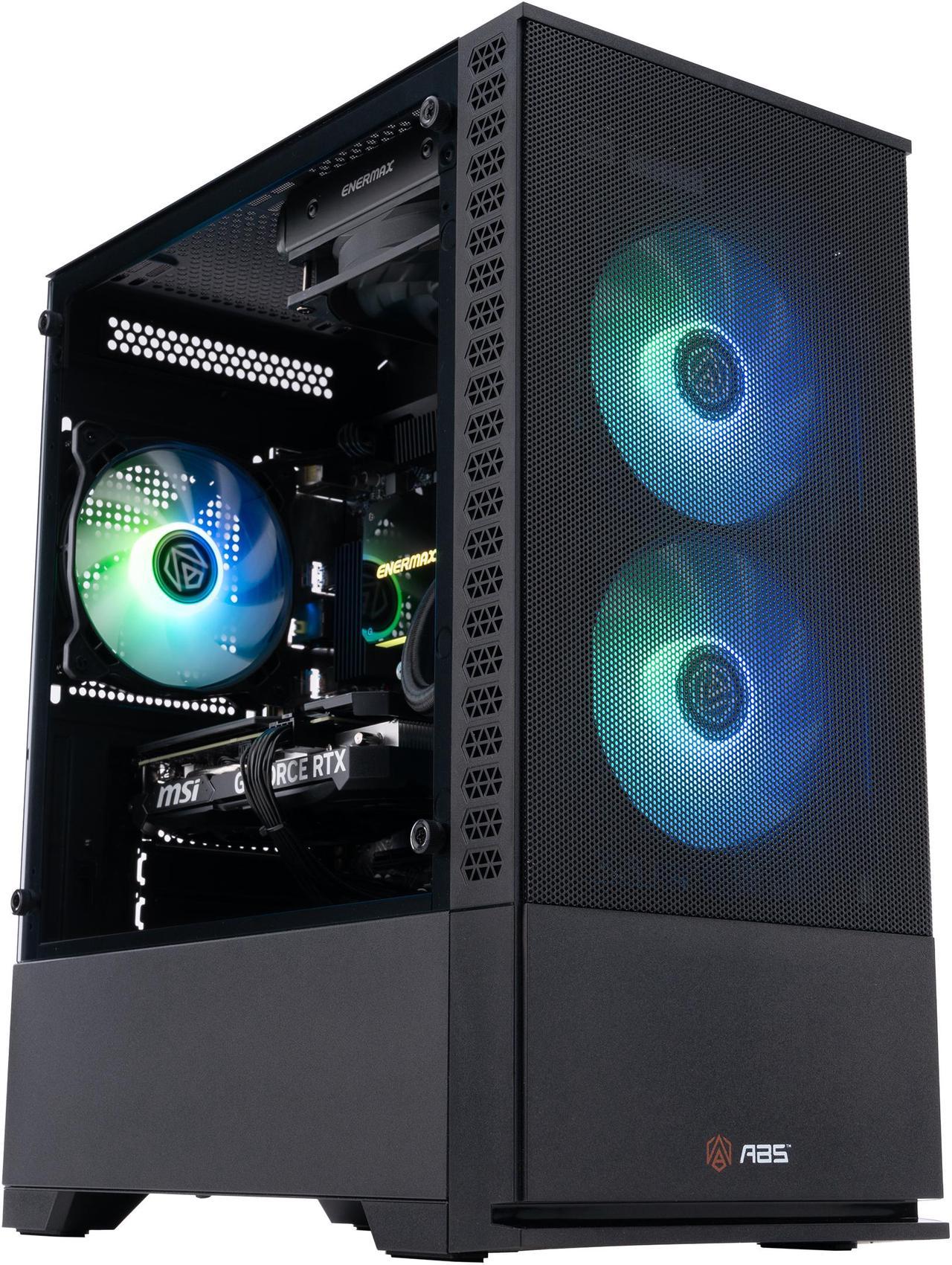 ABS Cyclone Aqua Gaming PC – Windows 11 - Intel i7 14700F – GeForce RTX 4060 TI 8G – DLSS 3.5 - AI-Powered Performance - 32GB DDR5 6000MHz - 1TB M.2 NVMe SSD – CA14700F4060TI2