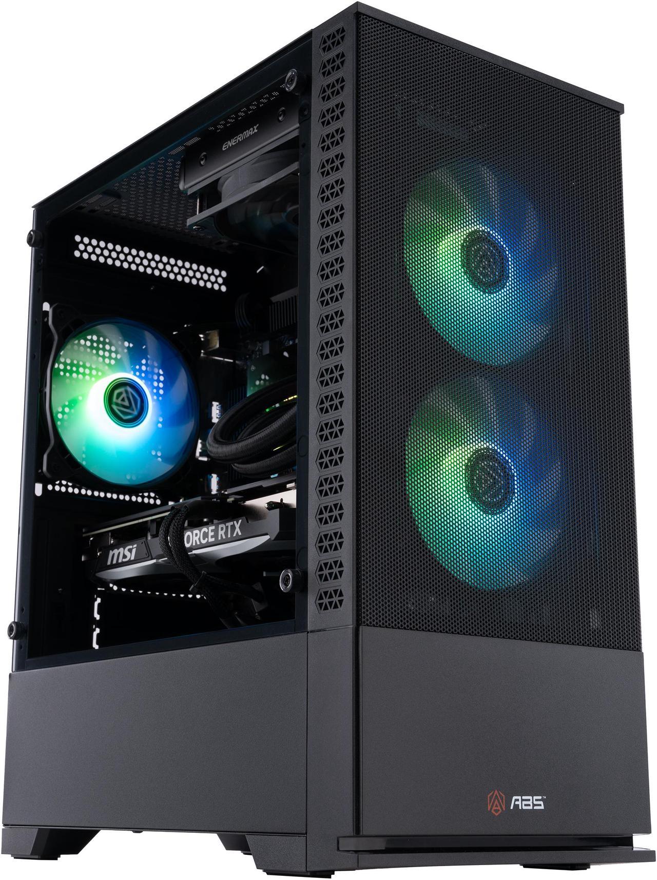 ABS Cyclone Aqua Gaming PC - Windows 11 - Intel i7 14700F - GeForce RTX 4070 Super 12G - DLSS 3.5 - AI-Powered Performance - 32GB DDR5 5600MHz - 2TB M.2 NVMe SSD - CA14700F4070S