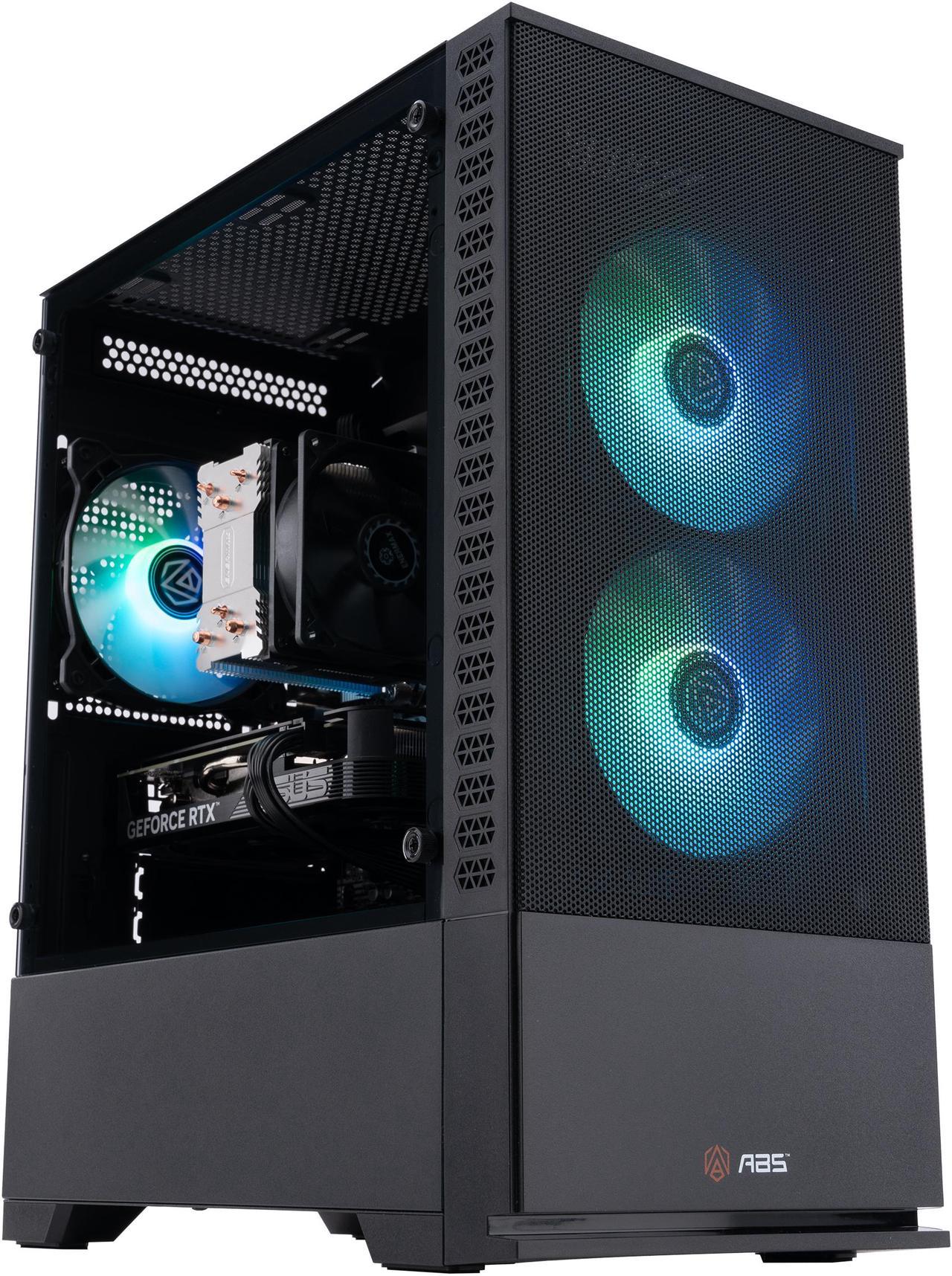 ABS Cyclone Aqua Gaming PC Powered by Asus - Windows 11 - Intel i5 13400F - GeForce RTX 4060 8GB - DLSS 3 - AI-Powered Performance - 32GB DDR4 3200MHz - 1TB M.2 NVMe SSD - CA13400F40602