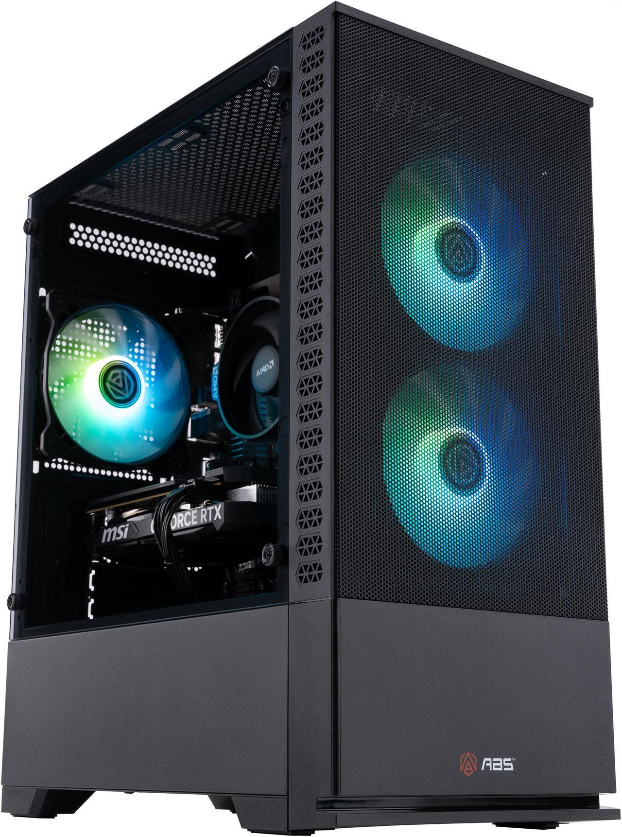 ABS Cyclone Gaming PC - Windows 11 Home - AMD Ryzen 5 7600 - RTX 4060 8G - DLSS 3.5 - AI-Powered Performance - 32GB DDR5 6000MHz - 1TB M.2 NVMe SSD - CR760040602