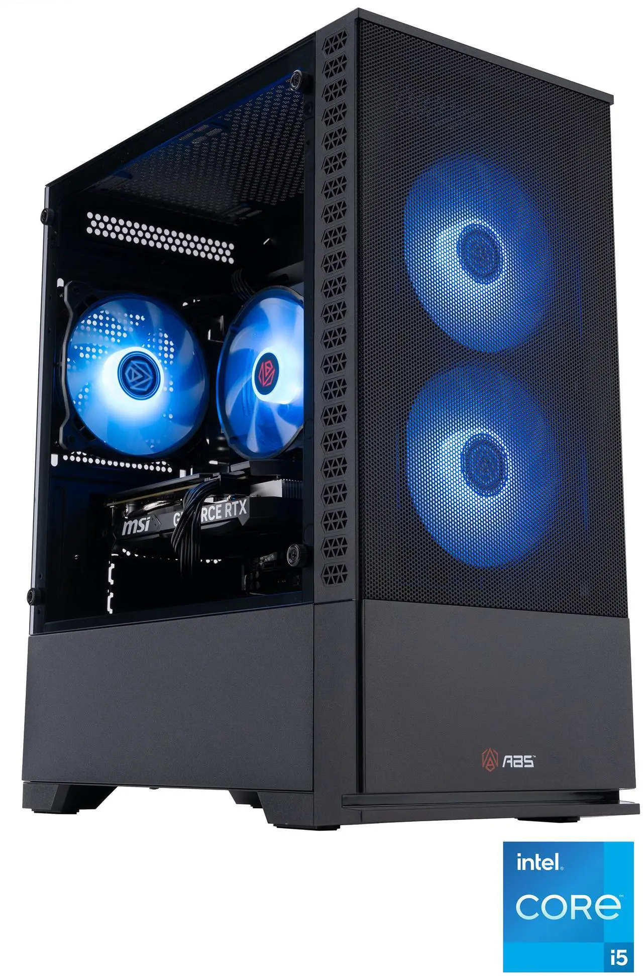 Main image of ABS Cyclone Aqua Gaming PC - Windows 11 Home - Intel Core i5-14400F - GeForce RTX 4060 - DLSS 3 - AI-Powered Performance - 32GB DDR4 3200 - 1TB M.2 NVMe SSD - CA14400F40602