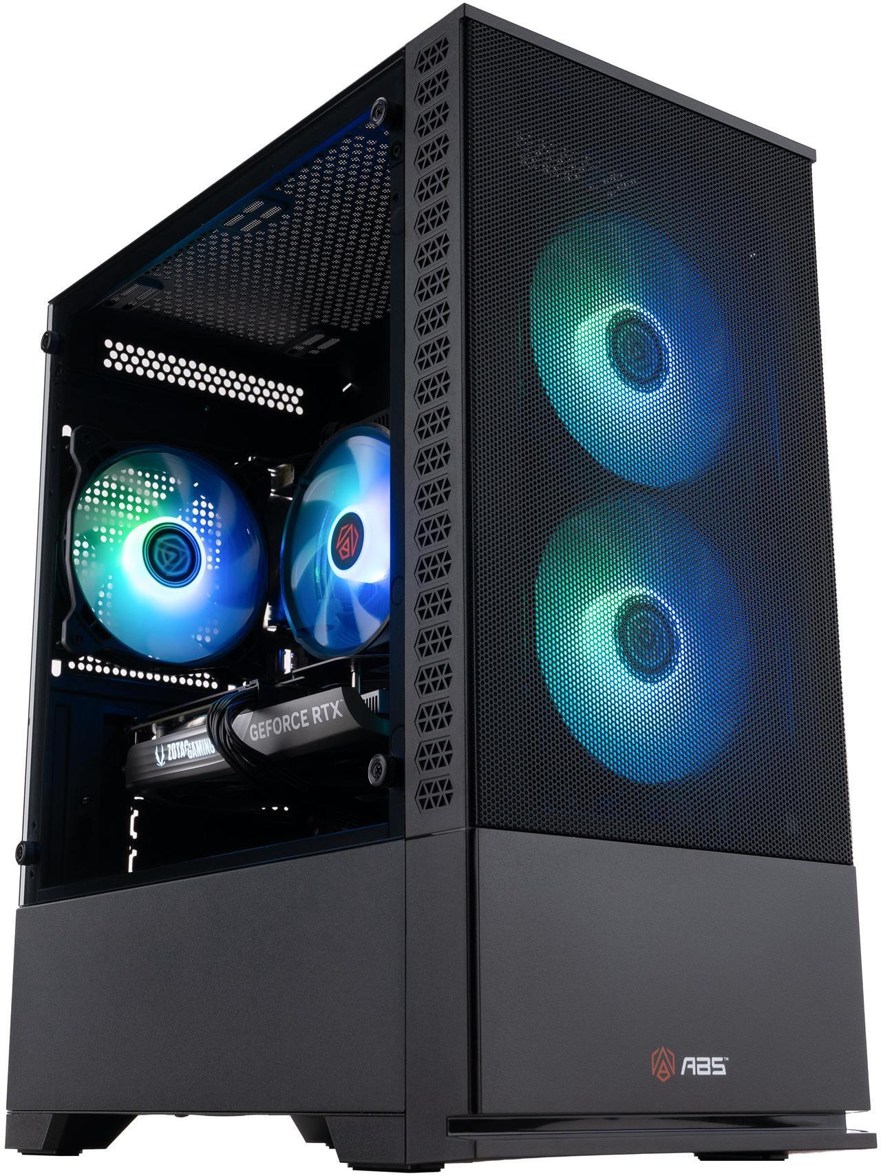 Alt view image 2 of 8 - ABS Cyclone Aqua Gaming PC - Windows 11 Home - Intel Core i5-14400F - GeForce RTX 4060 - DLSS 3 - AI-Powered Performance - 32GB DDR5 6000 - 1TB M.2 NVMe SSD - CA14400F4060