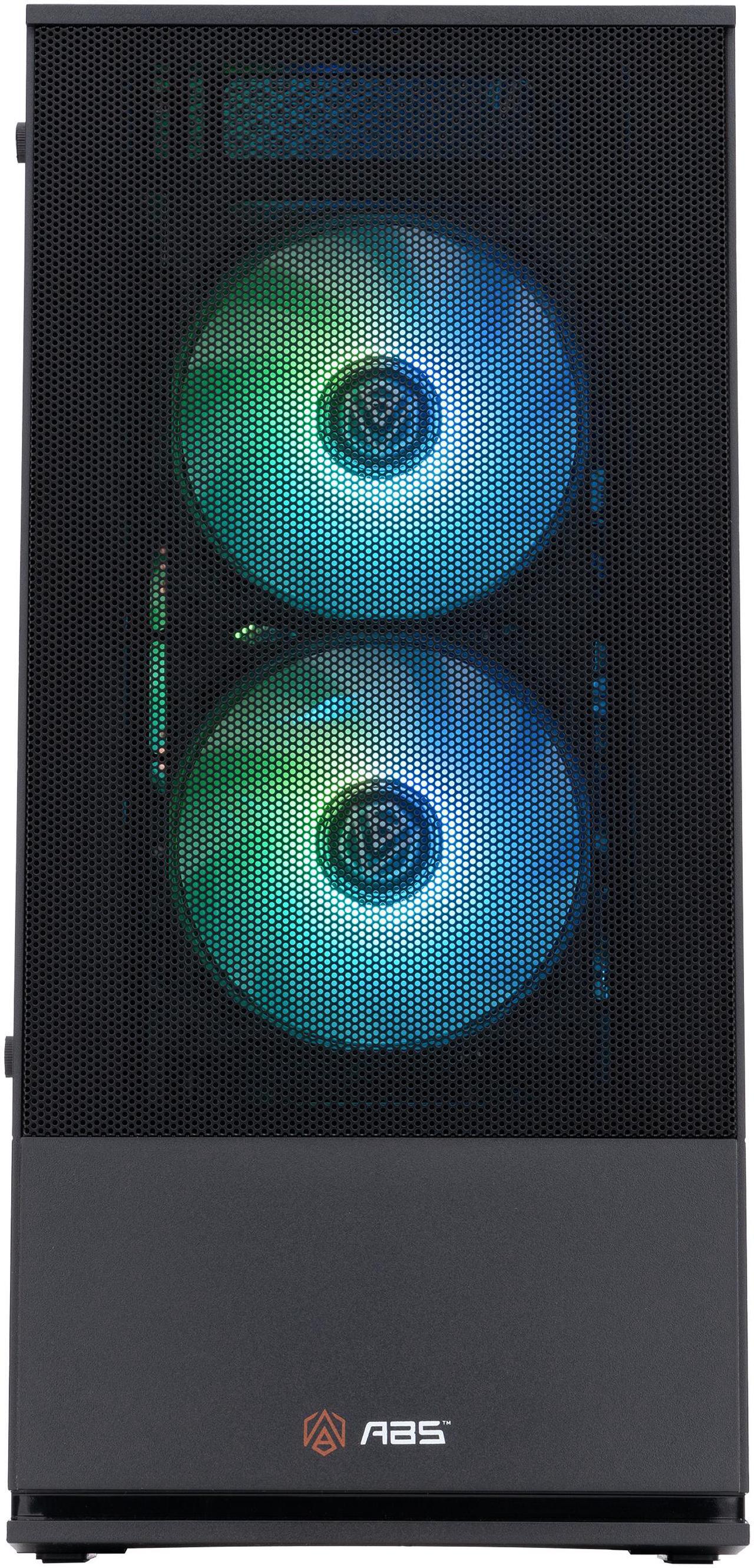 Alt view image 3 of 8 - ABS Cyclone Aqua Gaming PC - Windows 11 Home - Intel Core i5-14400F - GeForce RTX 4060 - DLSS 3 - AI-Powered Performance - 32GB DDR5 6000 - 1TB M.2 NVMe SSD - CA14400F4060